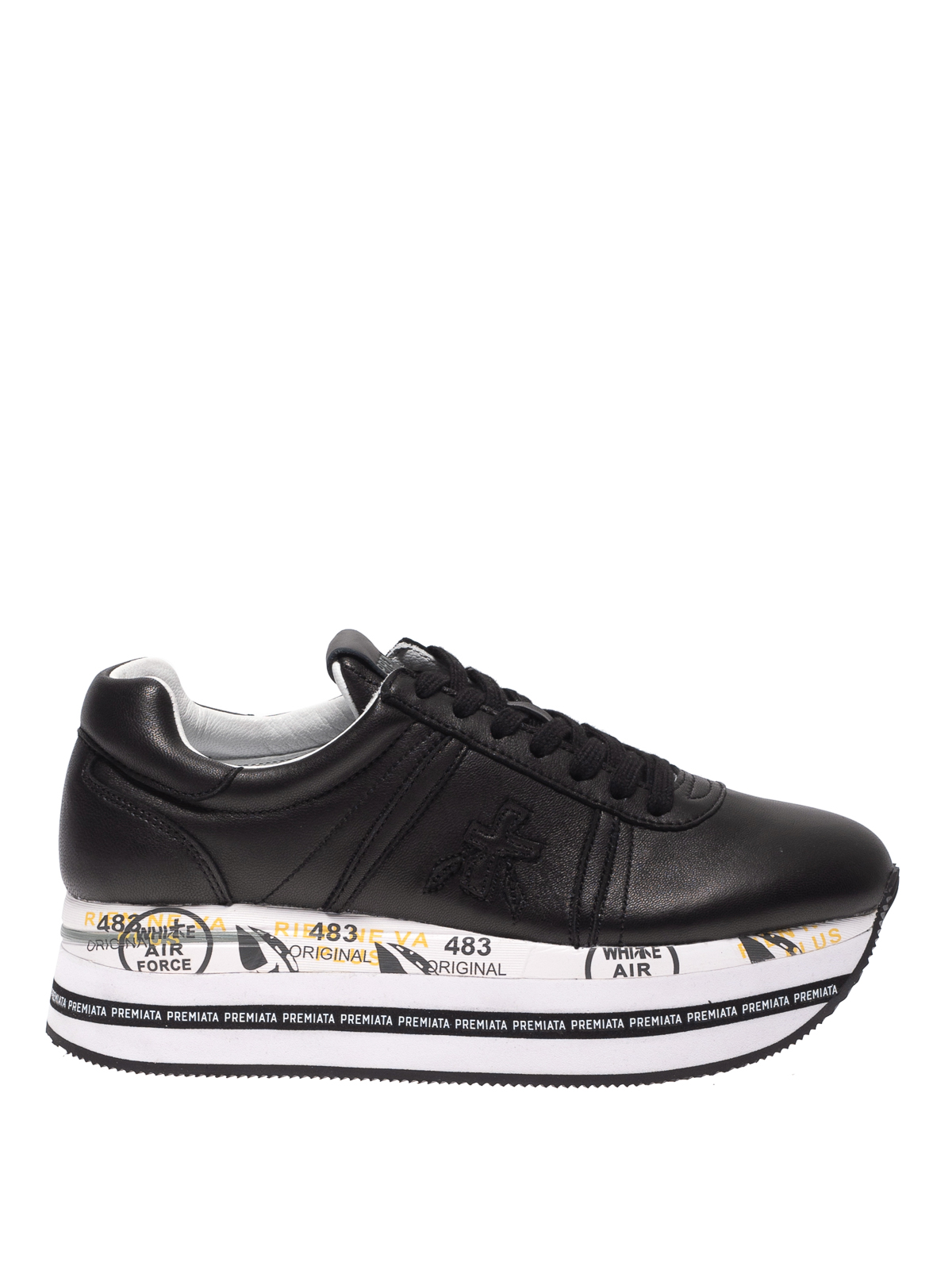 Black leather Beth 3873 sneakers BETH3873 (PREMIATA / スニーカー ) | PREMIATA (プレミアータ)