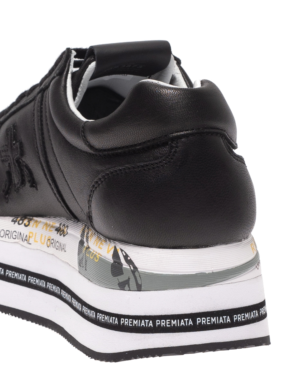 Black leather Beth 3873 sneakers BETH3873 (PREMIATA / スニーカー ) | PREMIATA (プレミアータ)(3)