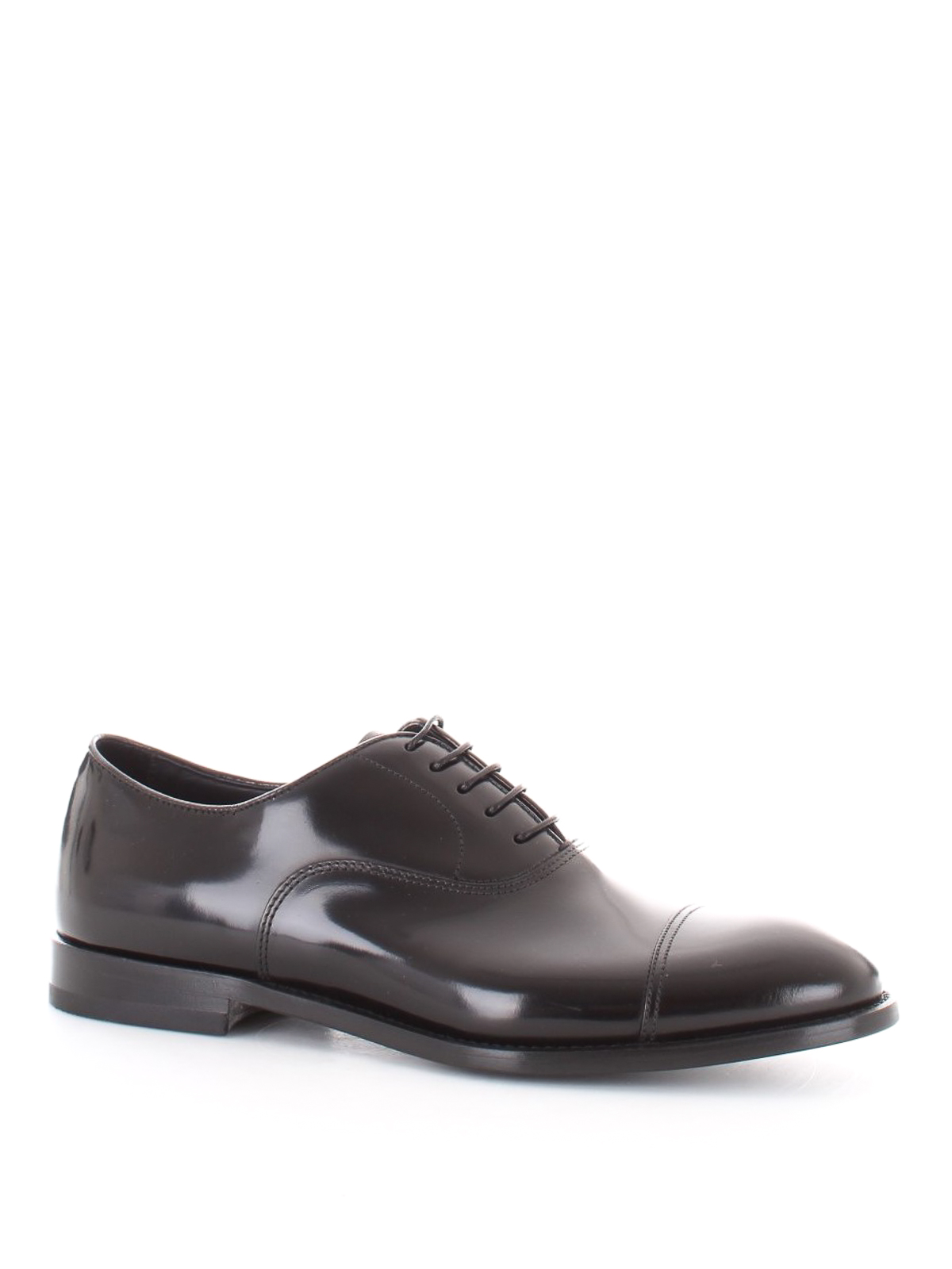 Brushed leather black Oxford shoes DU1002YORKUF028NN00 (DOUCAL'S / レースアップ ) | DOUCAL'S (デュカルス)(1)
