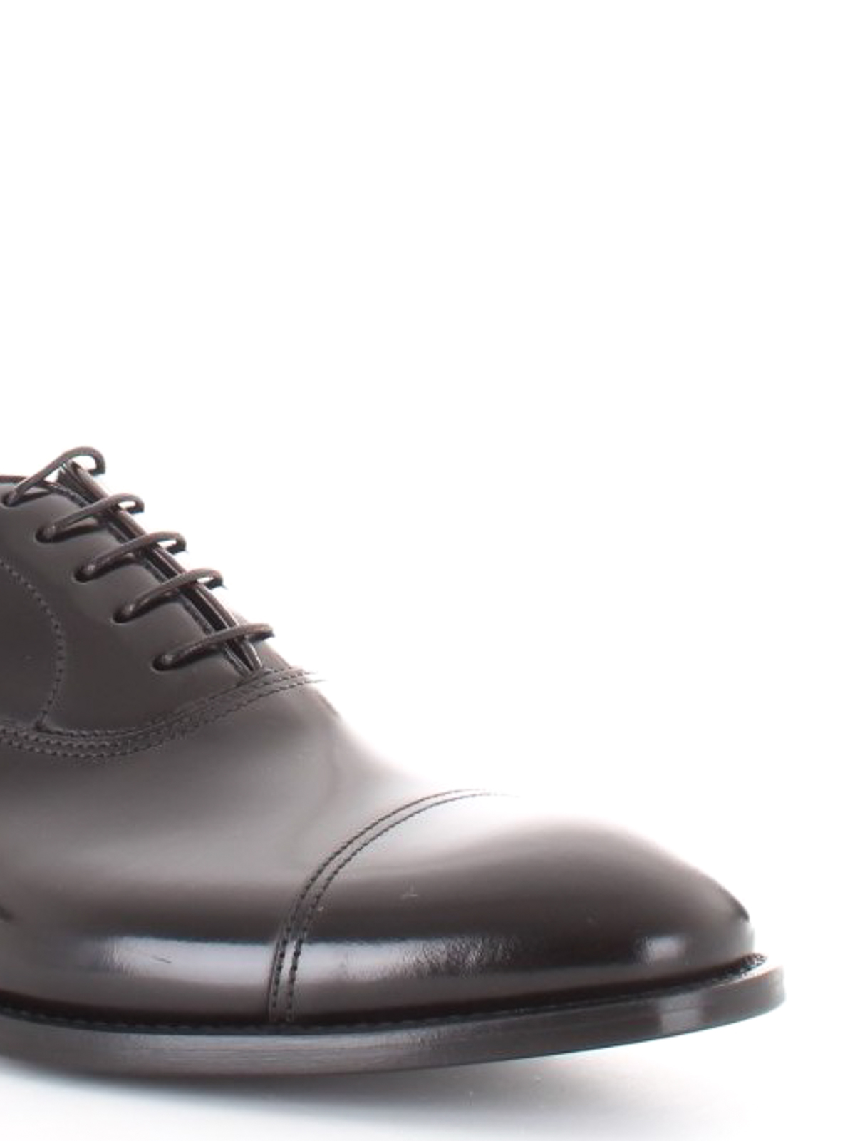 Brushed leather black Oxford shoes DU1002YORKUF028NN00 (DOUCAL'S / レースアップ ) | DOUCAL'S (デュカルス)(2)