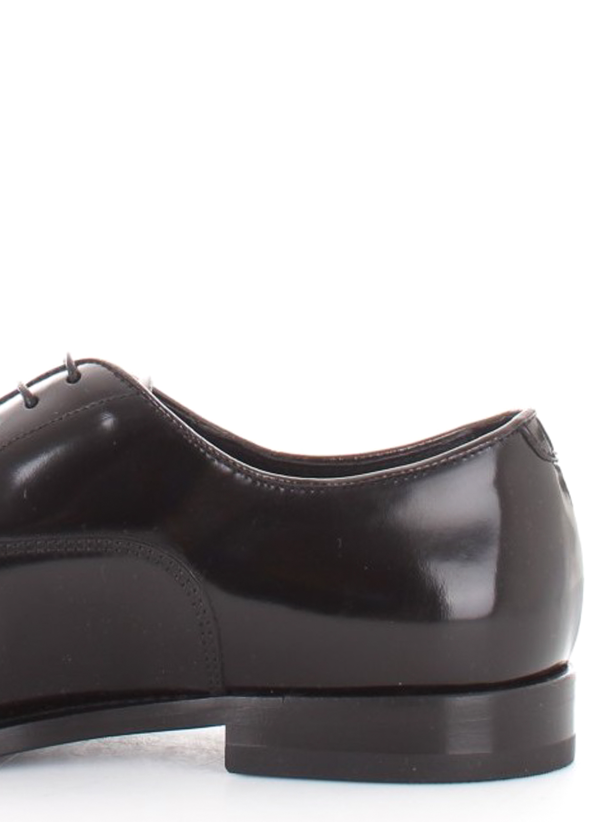 Brushed leather black Oxford shoes DU1002YORKUF028NN00 (DOUCAL'S / レースアップ ) | DOUCAL'S (デュカルス)(3)