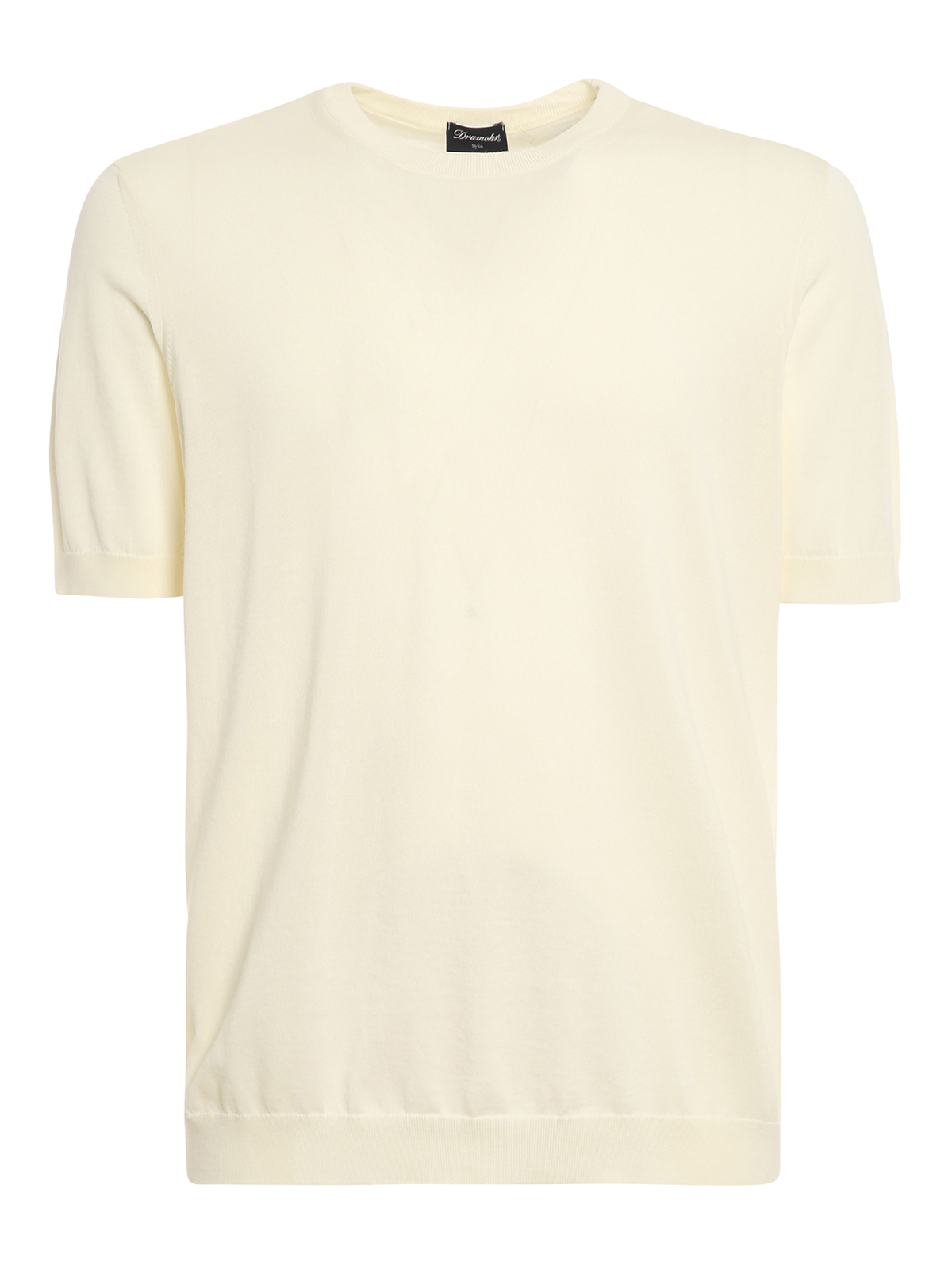 Knitted cotton T-shirt D0GN100120 (Drumohr / Tシャツ・カットソー ) | Drumohr (ドルモア)