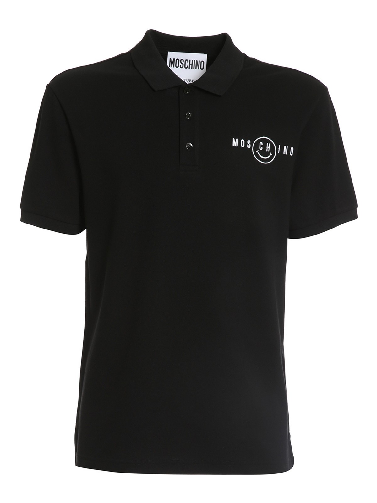 Smiley® embroidery polo shirt 120420421555 (MOSCHINO / ポロシャツ ) | MOSCHINO (モスキーノ)