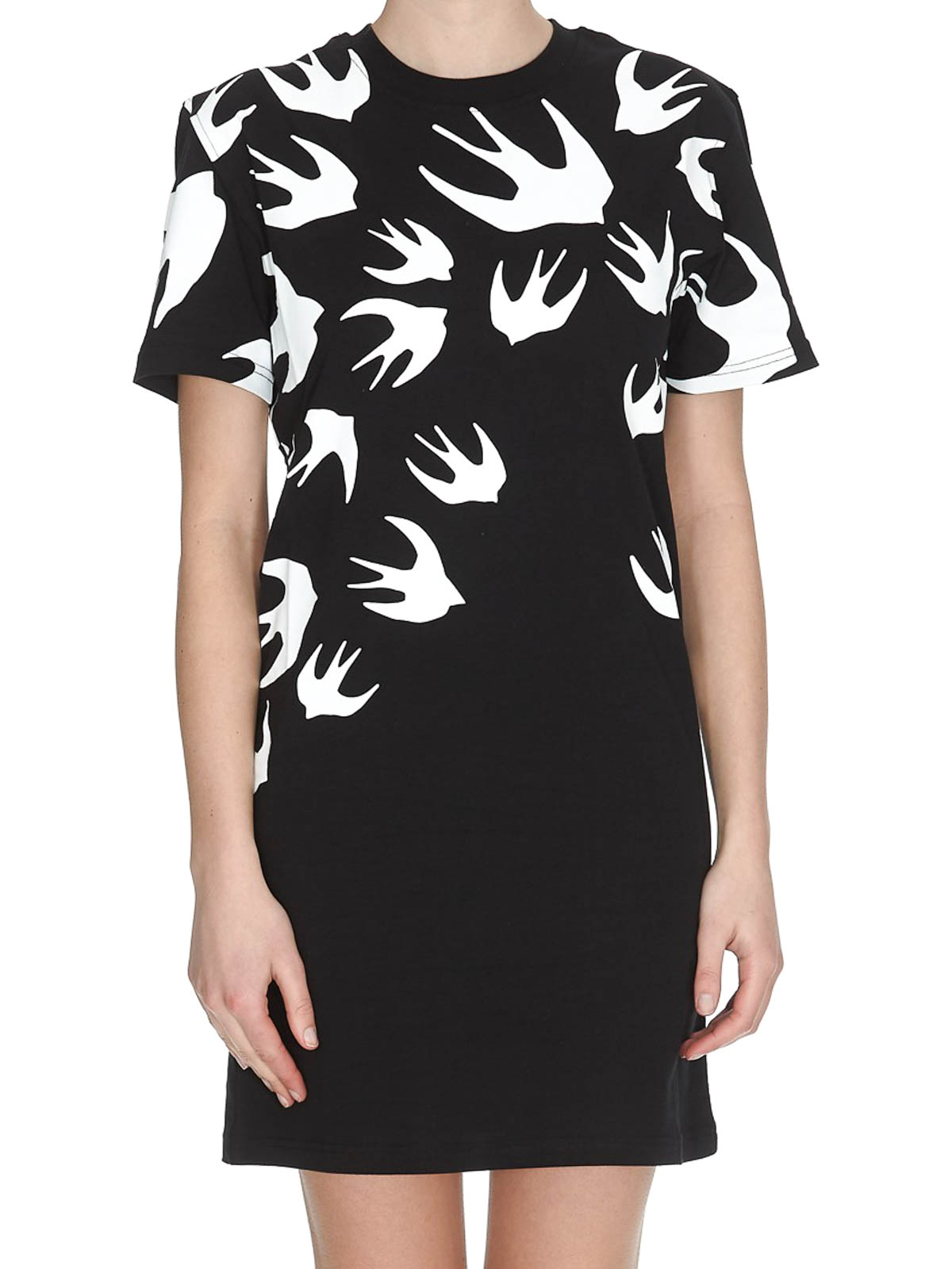 Swallow black Tee style dress 395772RLT711000 (McQ / ワンピース・ドレス・オールインワン ) | McQ (マックキュー)(2)