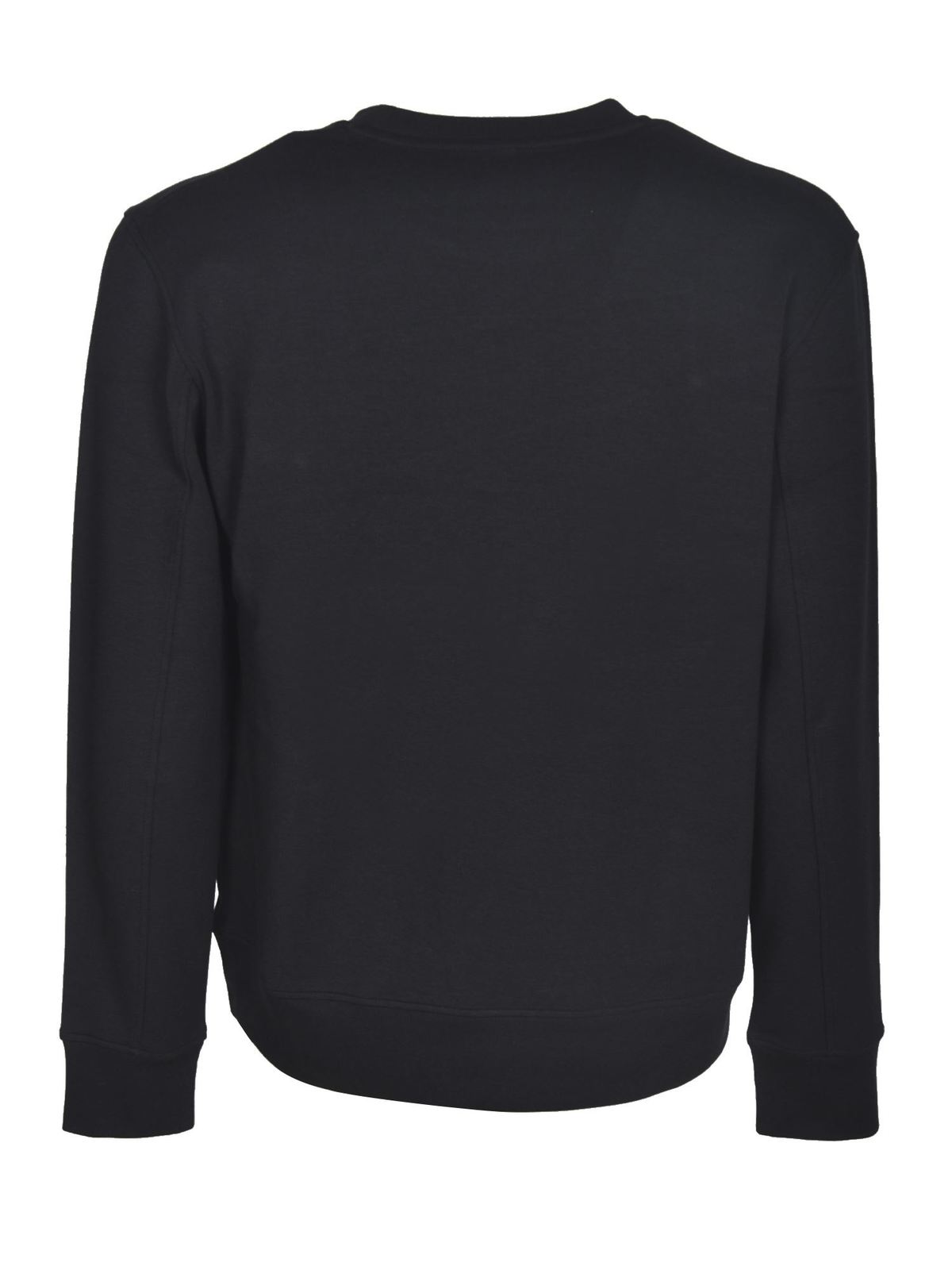 Thunderbolt printed sweatshirt in black PBJS721SQ513S1495 (NEIL BARRETT / スウェット・フーディー ) | NEIL BARRETT (ニールバレット)(1)