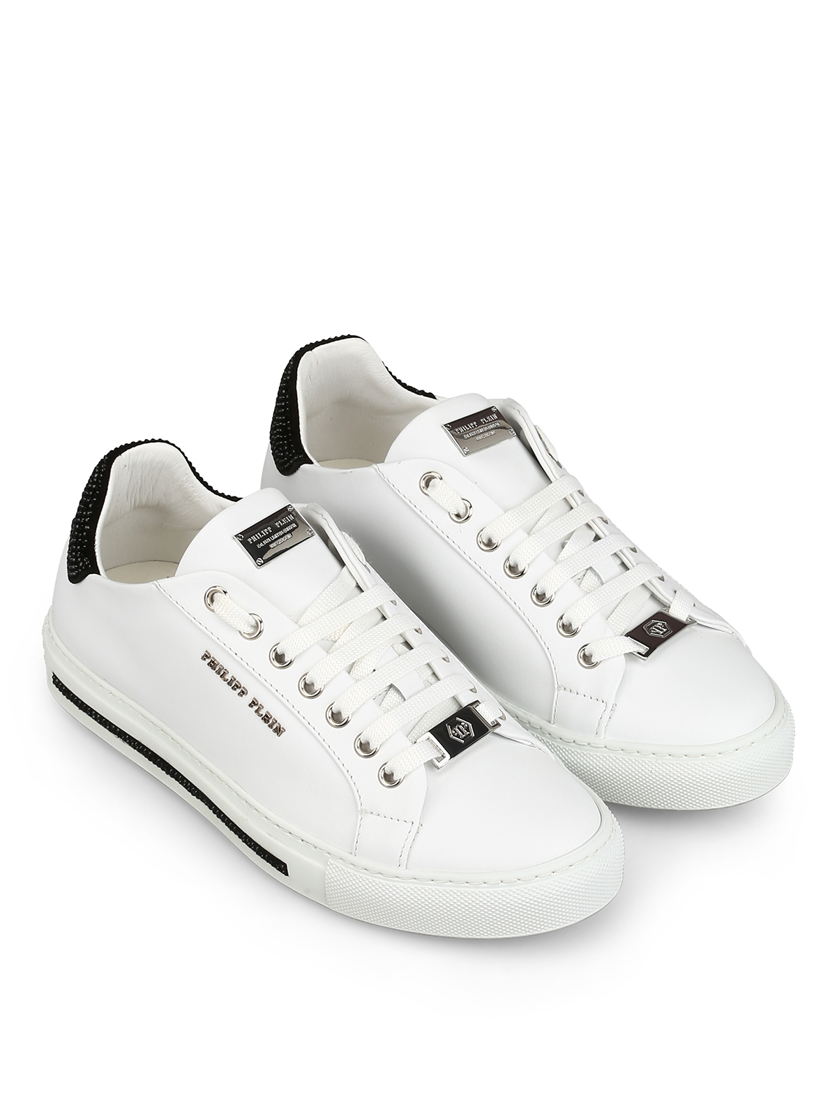 Lo-Top Original white and black sneakers P19SWSC1258PLE075N02 (PHILIPP PLEIN / スニーカー ) | PHILIPP PLEIN (フィリップ プレイン)(1)