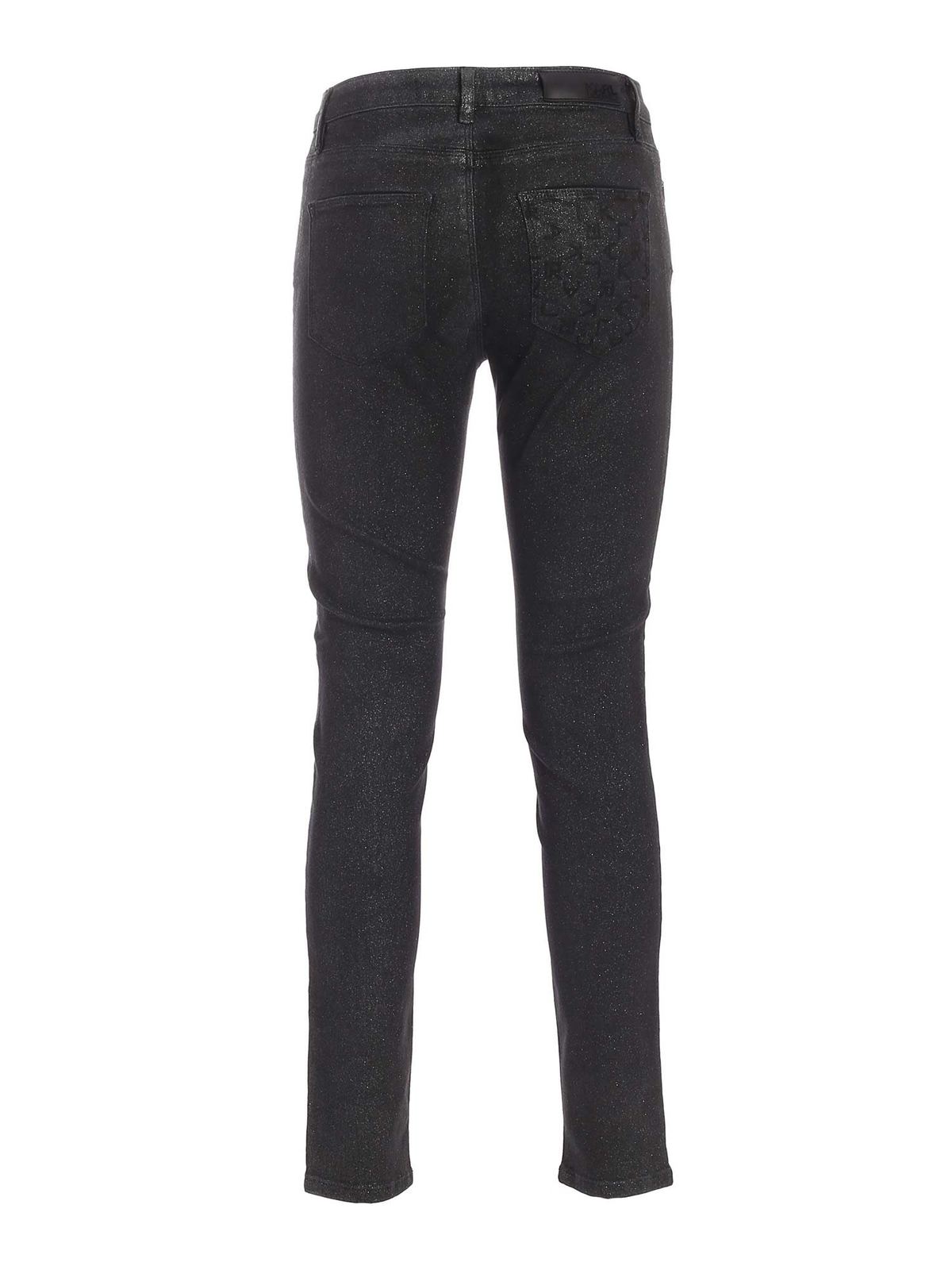 Sparkle skinny jeans in grey 211W1101D93 (KARL LAGERFELD / ジーンズ ) | KARL LAGERFELD (カール・ラガーフェルド)(1)