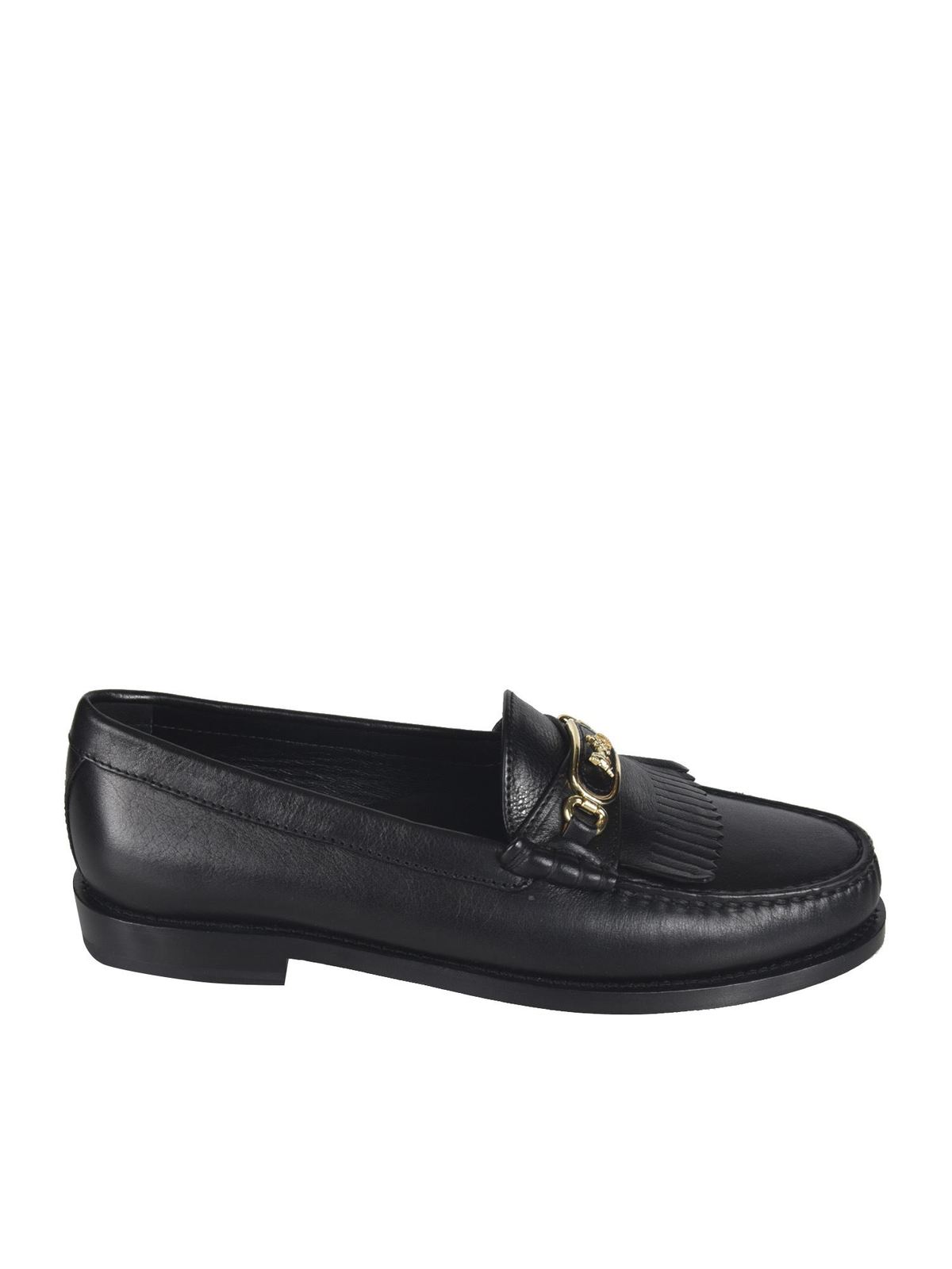 Fringed Luco loafers in black 342223190C38NO (CELINE / ローファー ) | CELINE (セリーヌ)