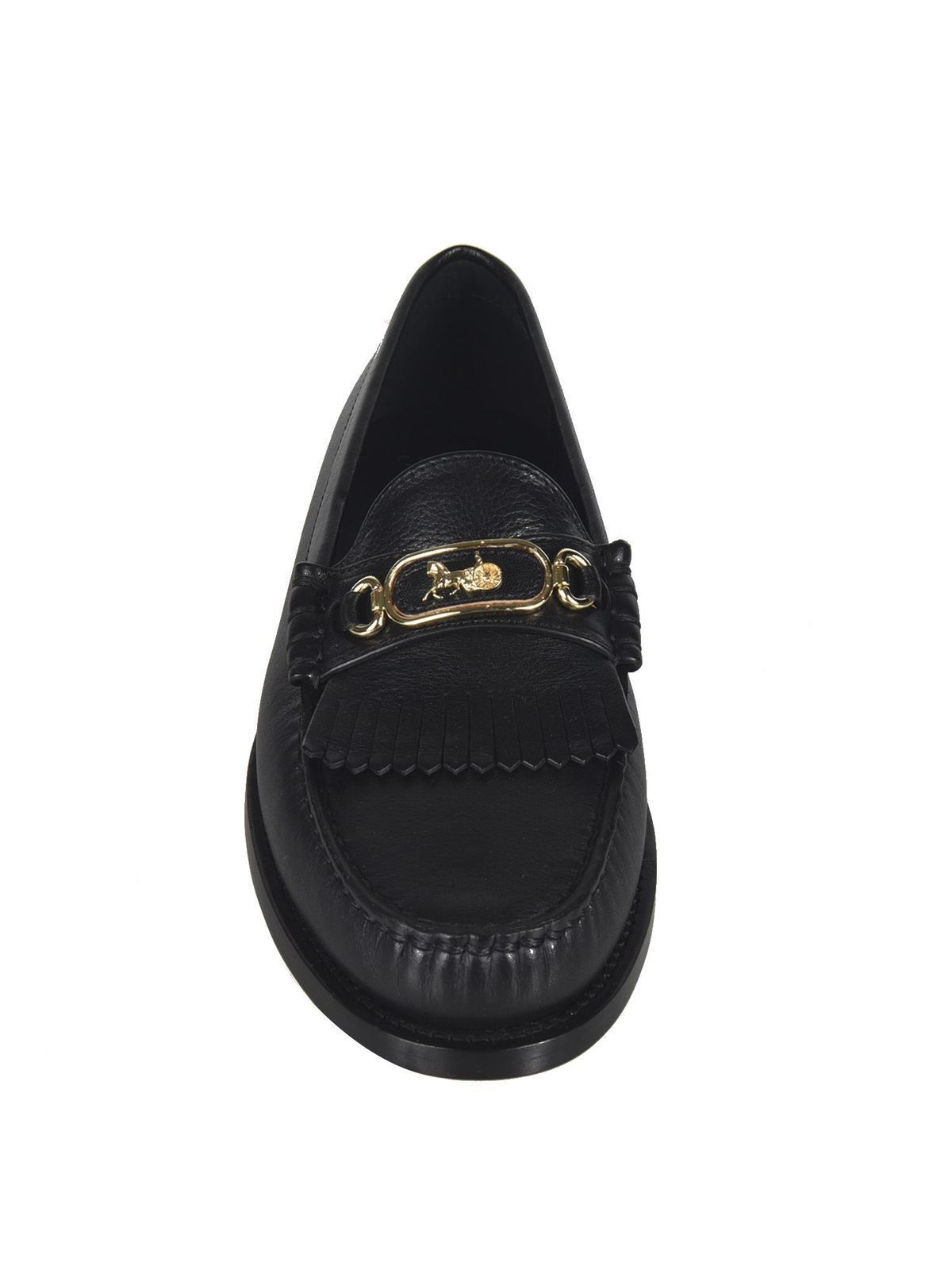 Fringed Luco loafers in black 342223190C38NO (CELINE / ローファー ) | CELINE (セリーヌ)(3)
