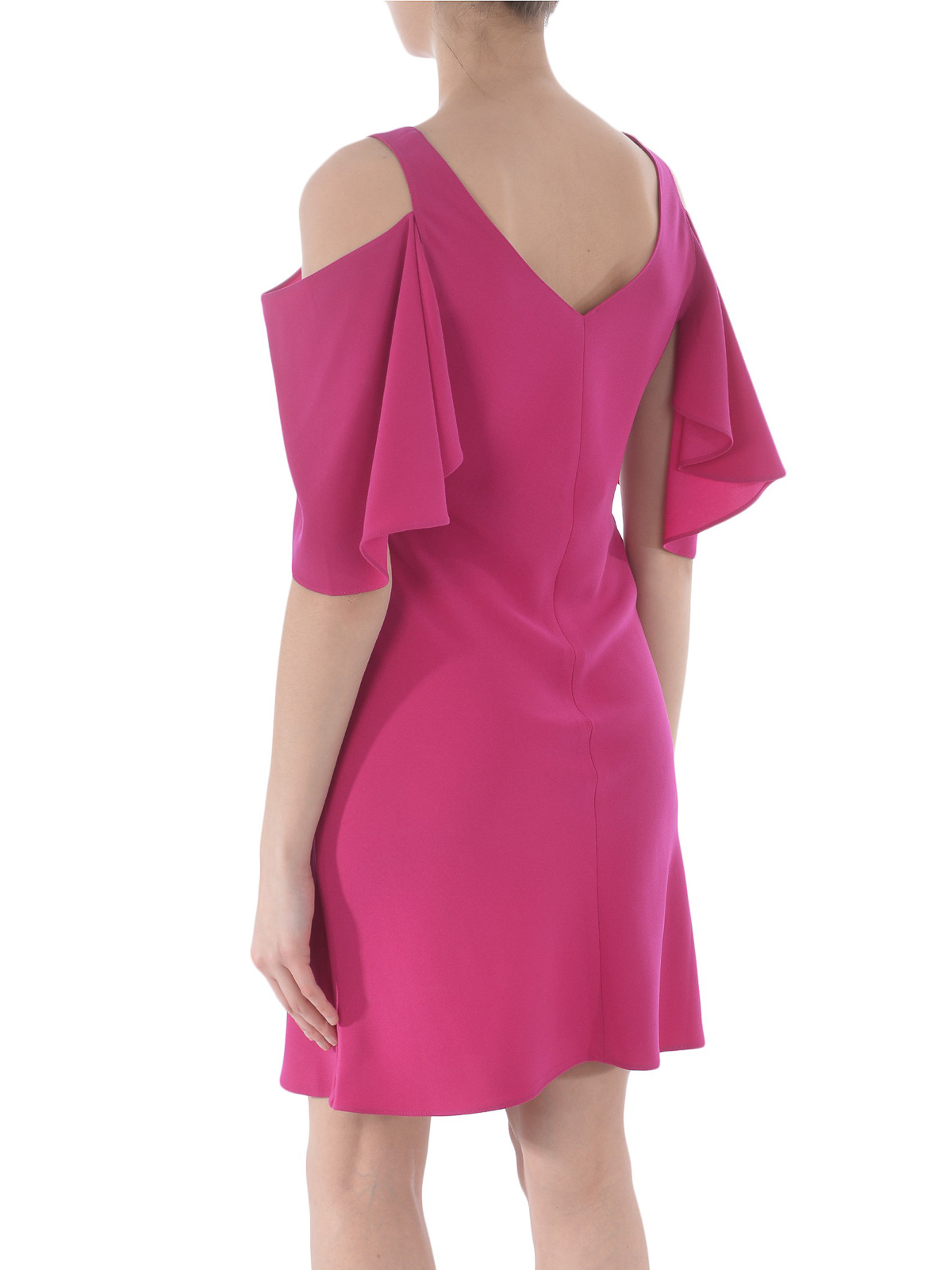 Crepe short dress with cut-out shoulders 554532RMF155214 (McQ / ワンピース・ドレス・オールインワン ) | McQ (マックキュー)(3)