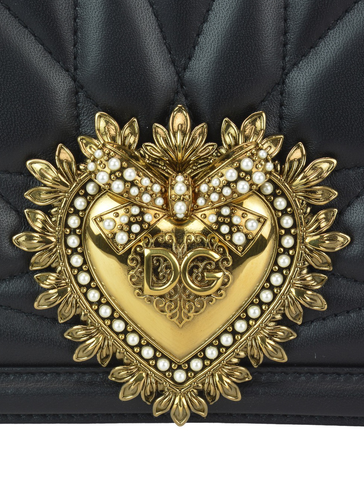 Devotion black quilted leather bag BB6652AV96780999 (Dolce & Gabbana / ハンドバッグ・ショルダーバッグ ) | Dolce & Gabbana (ドルチェガッバーナ)(3)