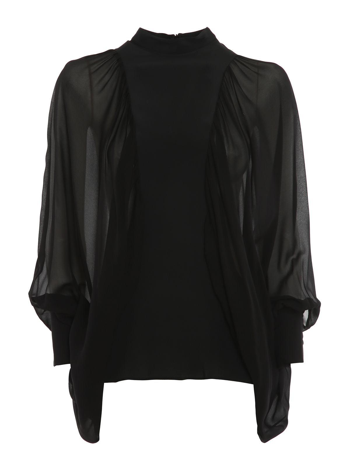 See through sleeve blouse DC173SF0050DXXX999 (DONDUP / シャツ・ブラウス ) | DONDUP (ドンダップ)
