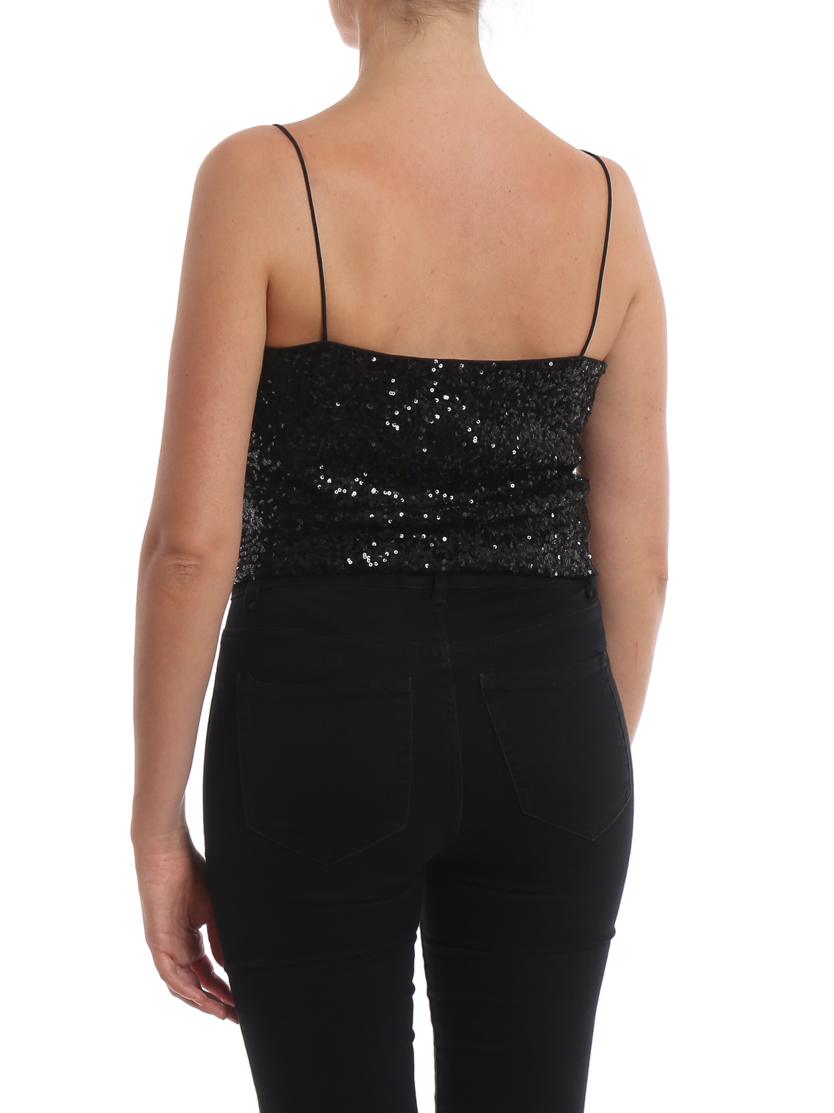 Lucidare sequined bodysuit 1G1495Y5MVZ99 (PINKO / タンクトップ・キャミソール ) | PINKO (ピンコ)(3)