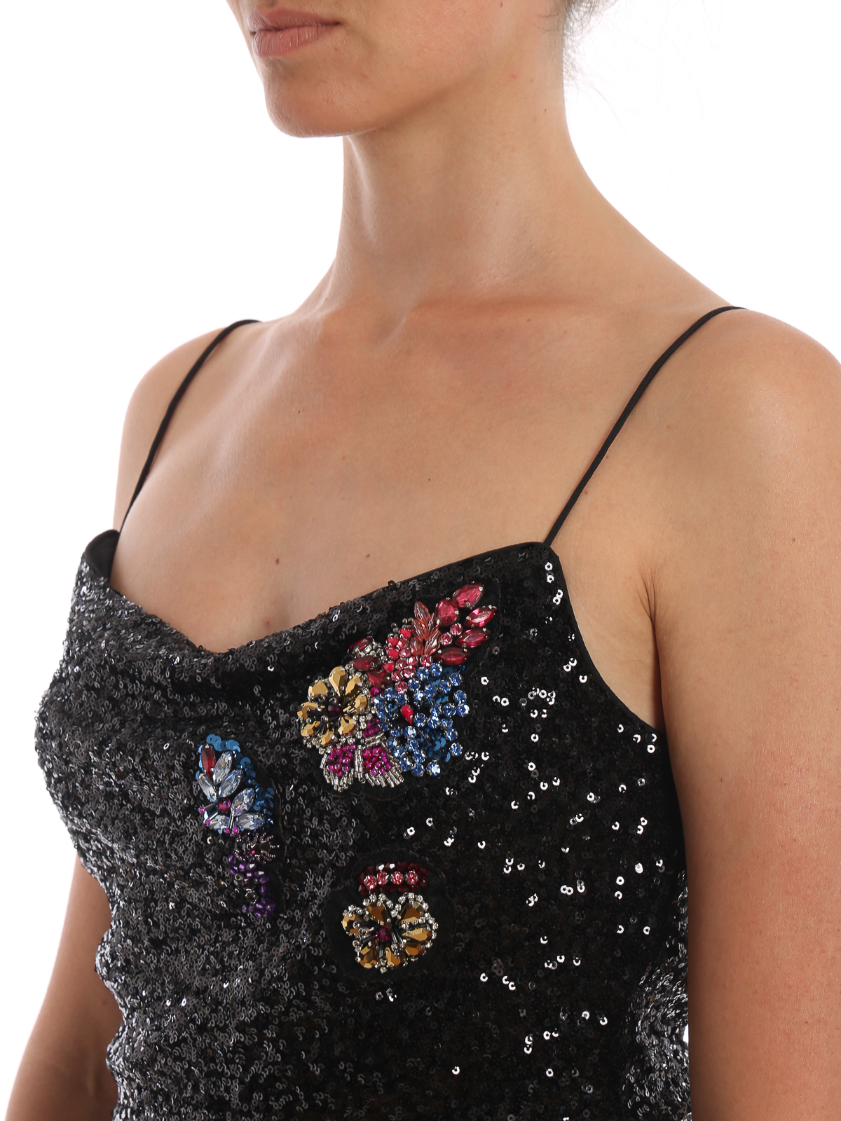 Lucidare sequined bodysuit 1G1495Y5MVZ99 (PINKO / タンクトップ・キャミソール ) | PINKO (ピンコ)(4)