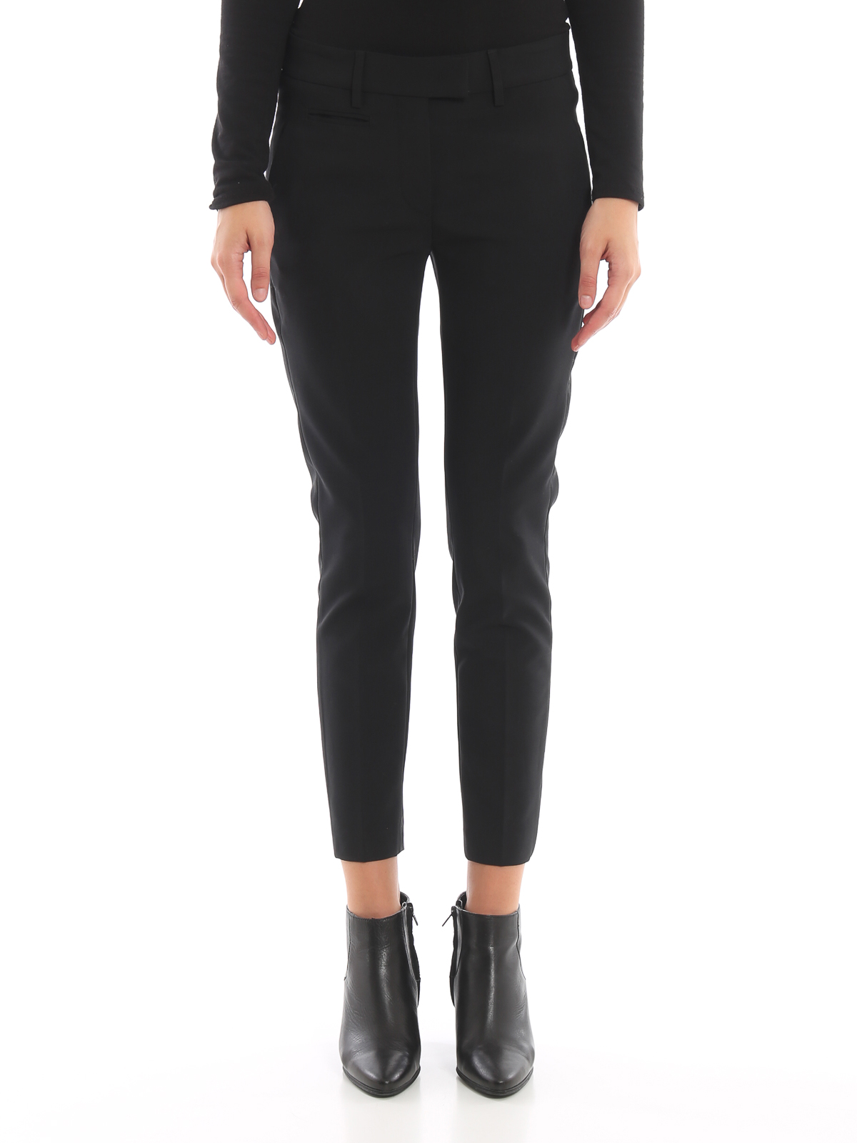 Perfect wool blend black trousers DP066TS0009XXX999 (DONDUP / パンツ ) | DONDUP (ドンダップ)(2)