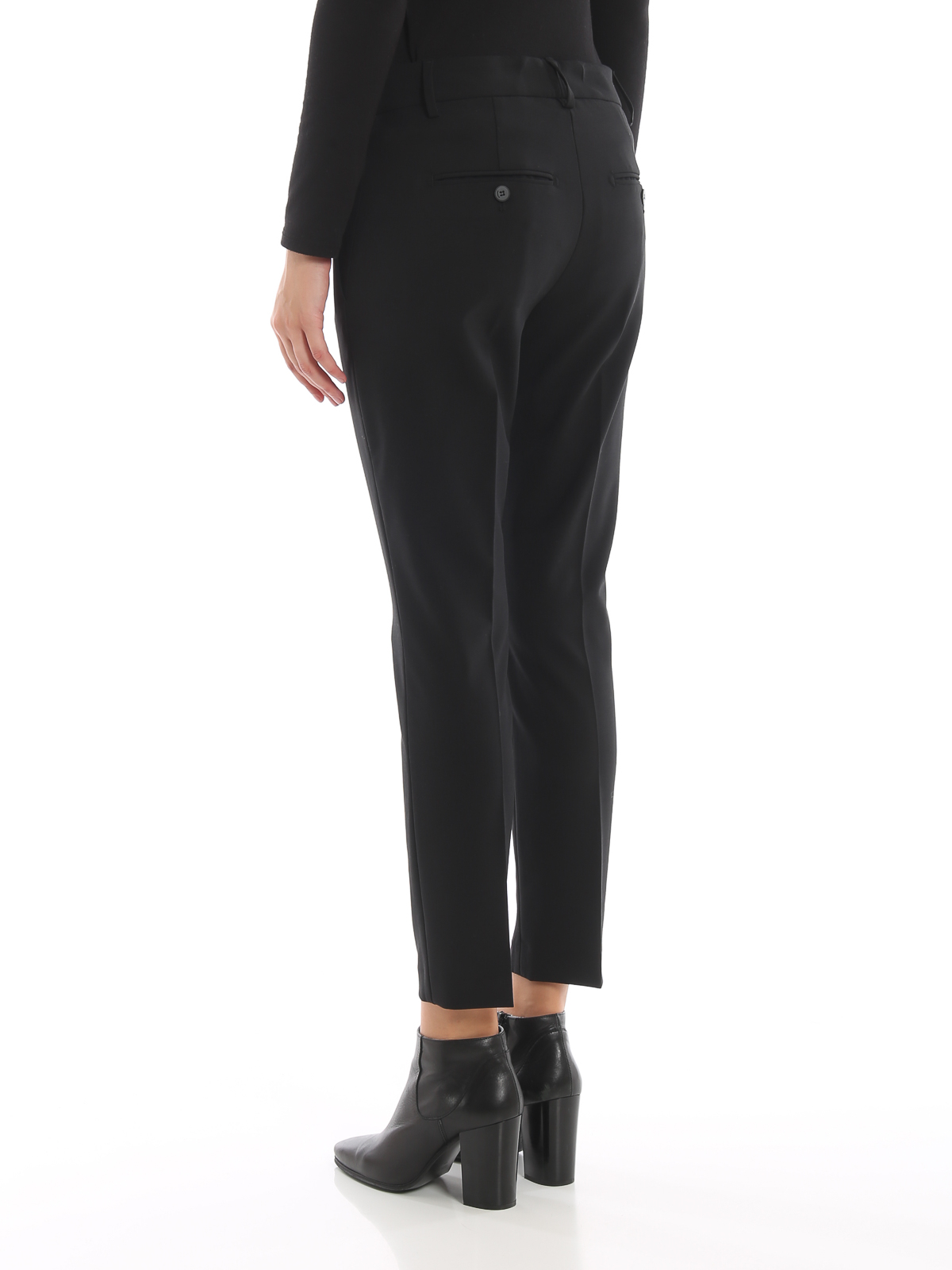 Perfect wool blend black trousers DP066TS0009XXX999 (DONDUP / パンツ ) | DONDUP (ドンダップ)(3)