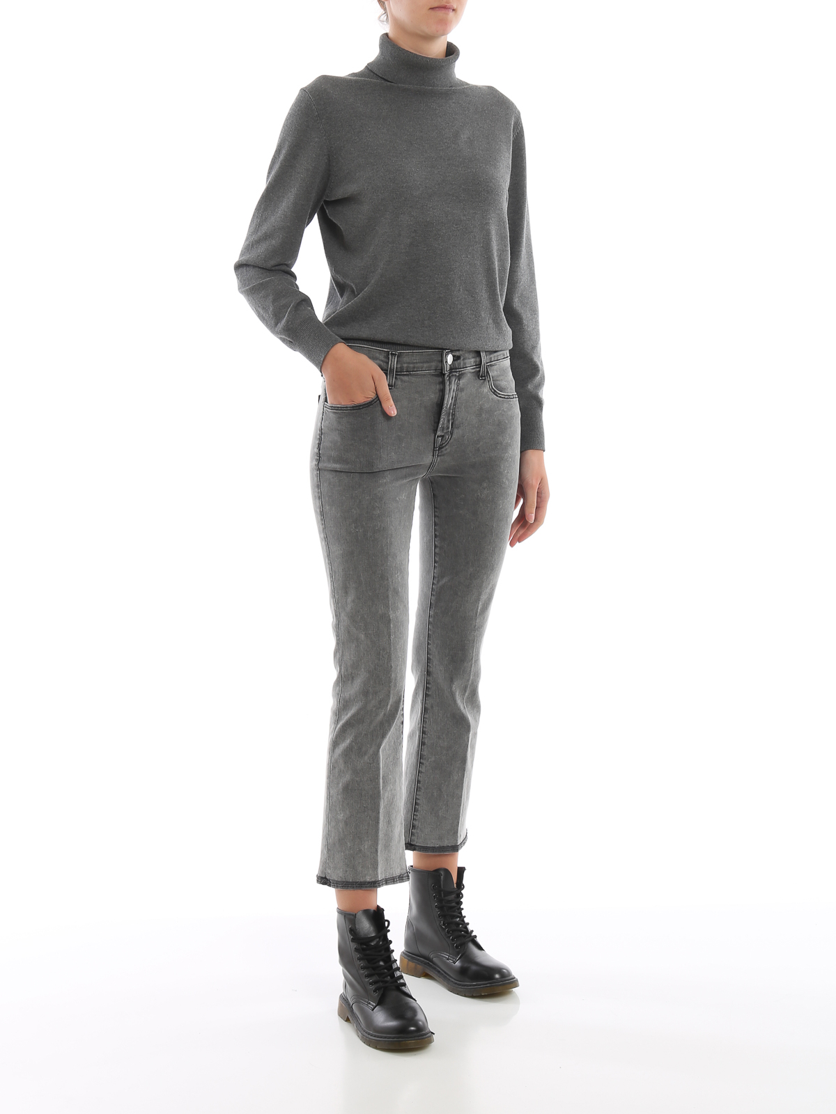 Selena high waist cropped bootcut jeans JB002270INFIDELITY (J BRAND / ジーンズ ) | J BRAND (ジェイ ブランド)(1)