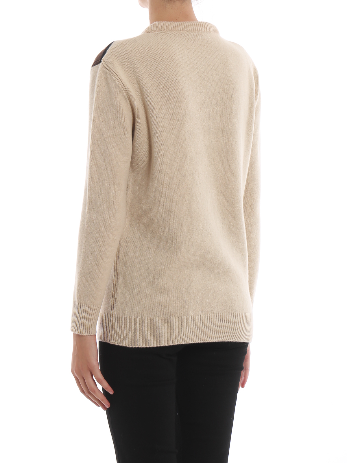 Logo intarsia wool and cashmere sweater 095066021081 (ALBERTA FERRETTI / ニット・セーター・カーディガン ) | ALBERTA FERRETTI (アルベルタ フェレッティ)(3)