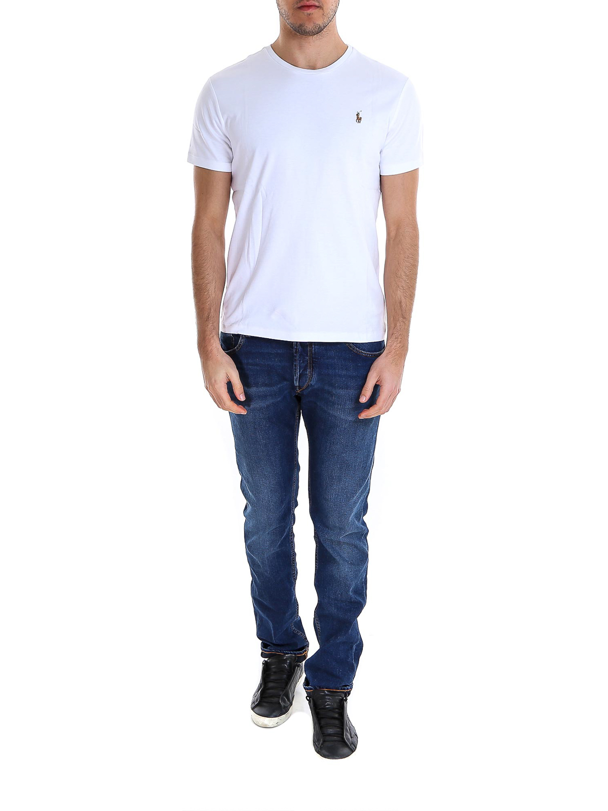Logo embroidery T-shirt 710740727002 (Polo Ralph Lauren / Tシャツ・カットソー ) | Polo Ralph Lauren (ポロ ラルフ ローレン)(1)