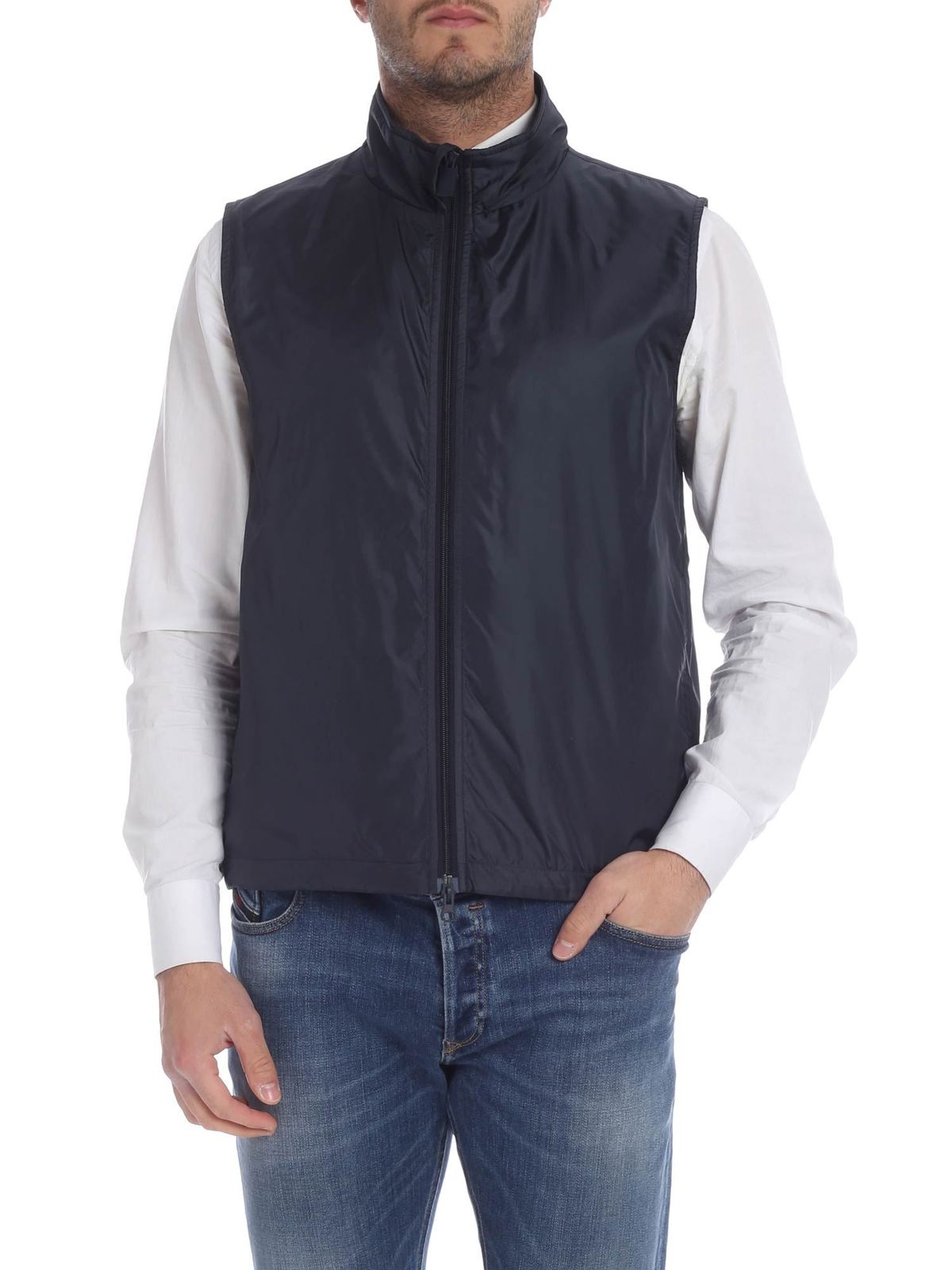 Blue Vernes padded waistcoat PI21796196101 (ASPESI / カジュアルジャケット・ベスト ) | ASPESI (アスペジ)(1)