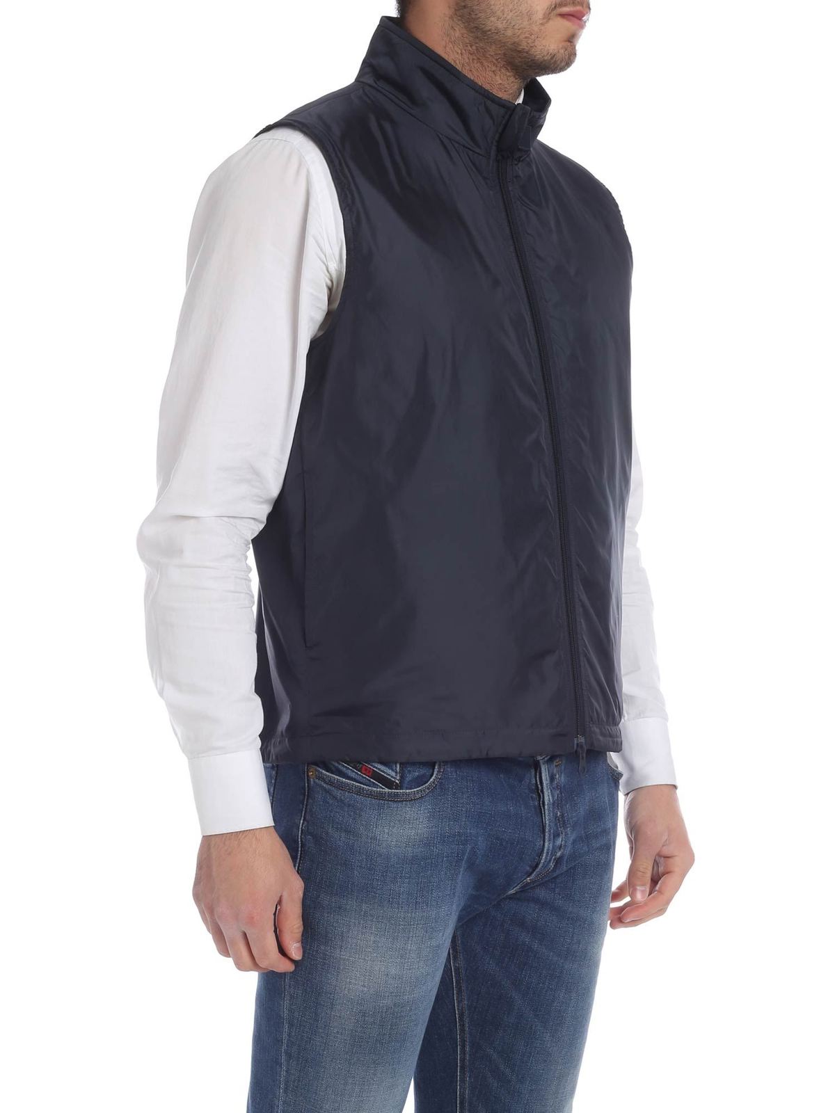 Blue Vernes padded waistcoat PI21796196101 (ASPESI / カジュアルジャケット・ベスト ) | ASPESI (アスペジ)(2)
