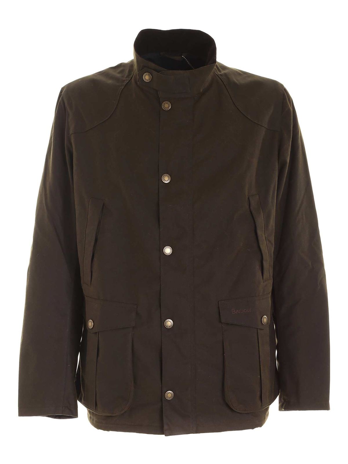 Logo embroidery jacket in green MWX1082OL51 (Barbour / カジュアルジャケット・ベスト ) | Barbour (バブアー)