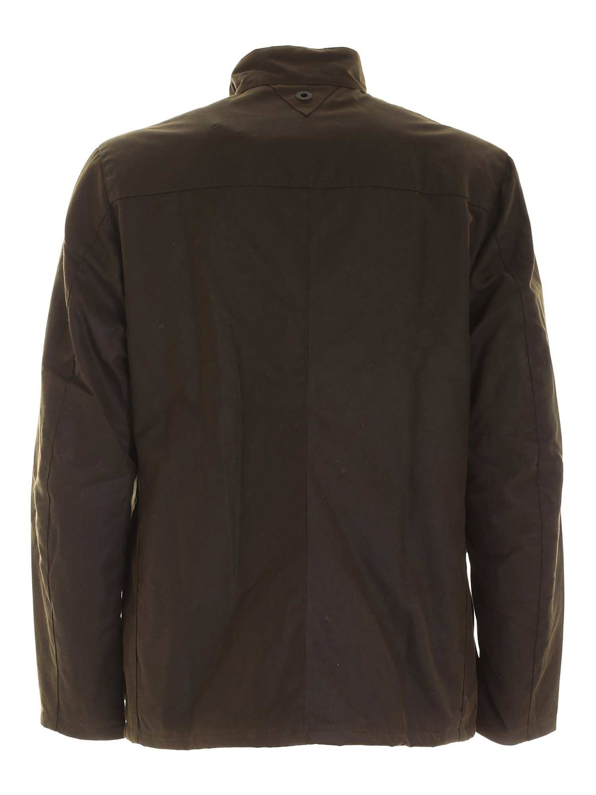 Logo embroidery jacket in green MWX1082OL51 (Barbour / カジュアルジャケット・ベスト ) | Barbour (バブアー)(1)