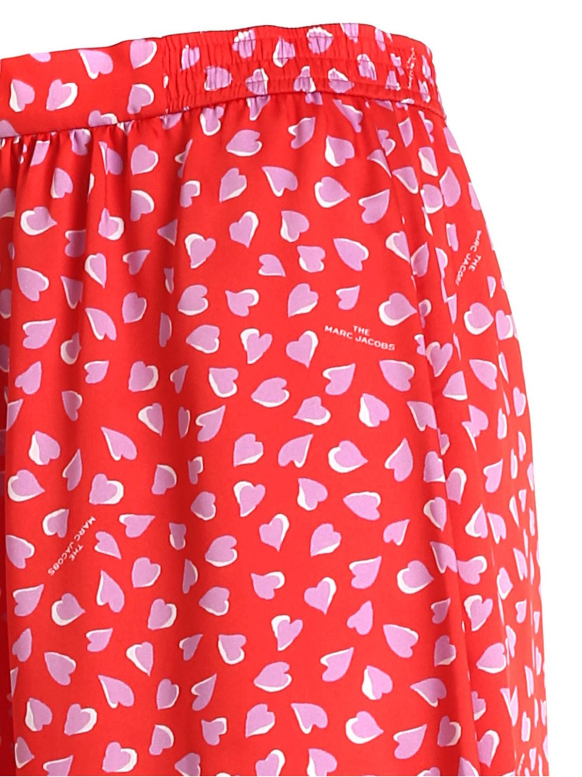 Hearts print skirt in red V101P02RE20600 (Marc Jacobs / スカート ) | Marc Jacobs (マーク ジェイコブス)(2)