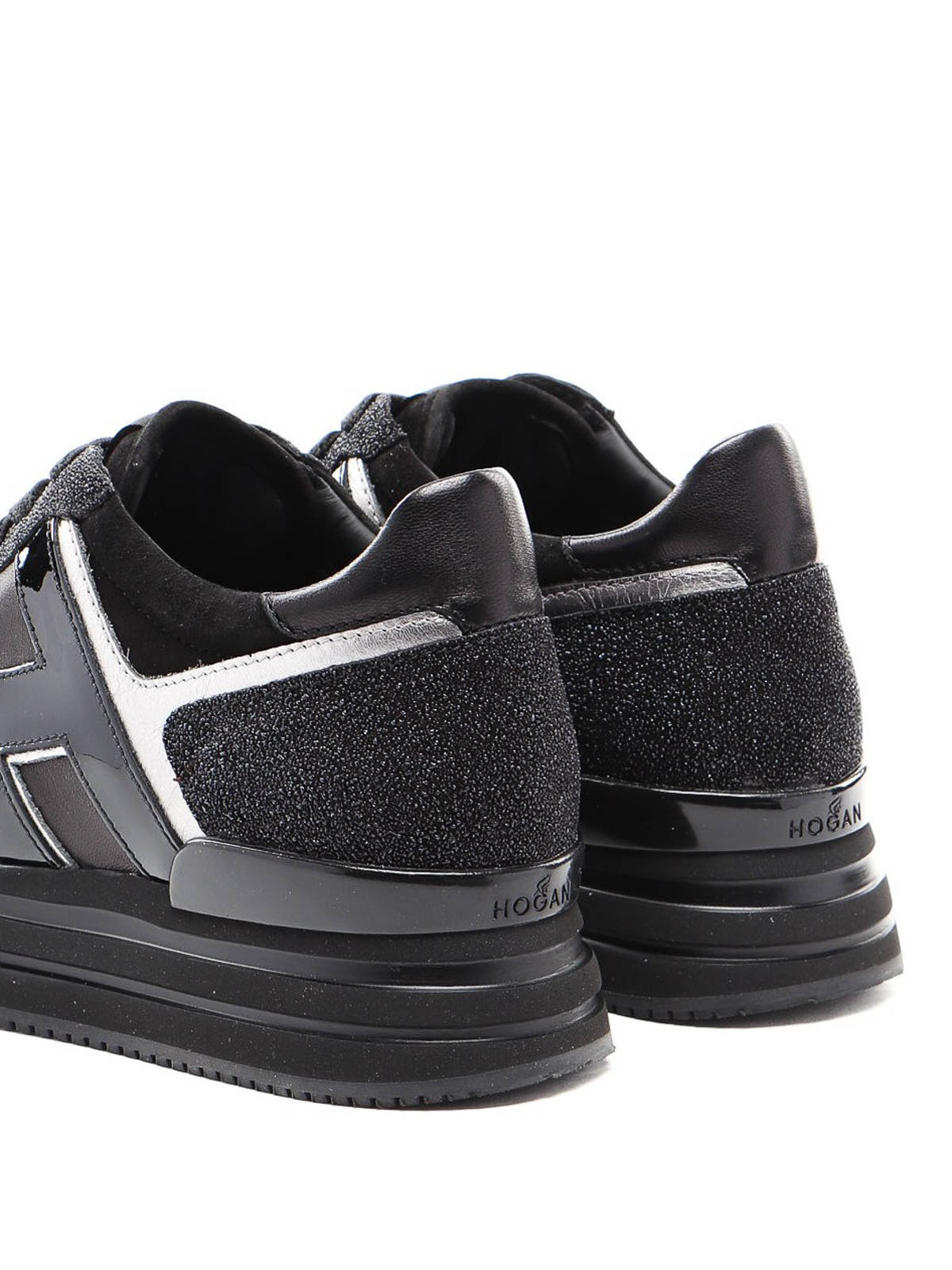 H483 leather and glitter sneakers HXW4830CB80LVK019U (HOGAN / スニーカー ) | HOGAN (ホーガン)(2)