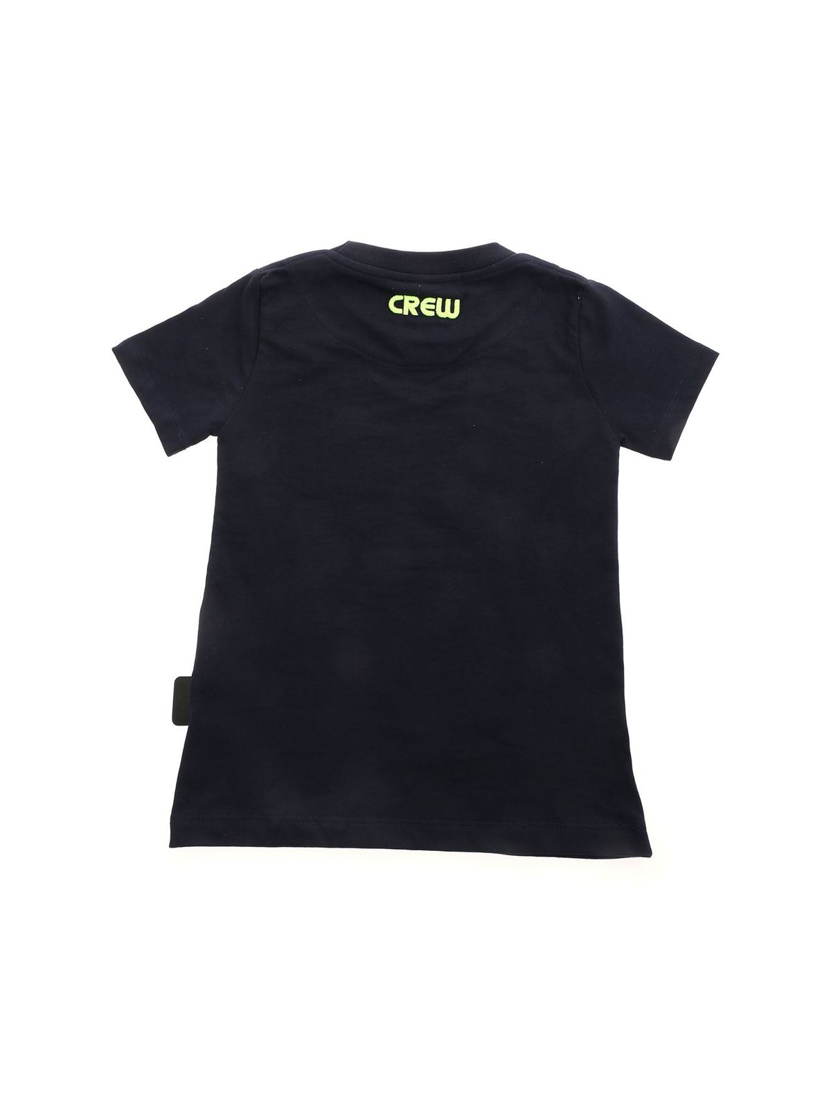 GCDS patch T-shirt in blue 027591060 (GCDS / Tシャツ・カットソー ) | GCDS (ジーシーディーエス)(1)