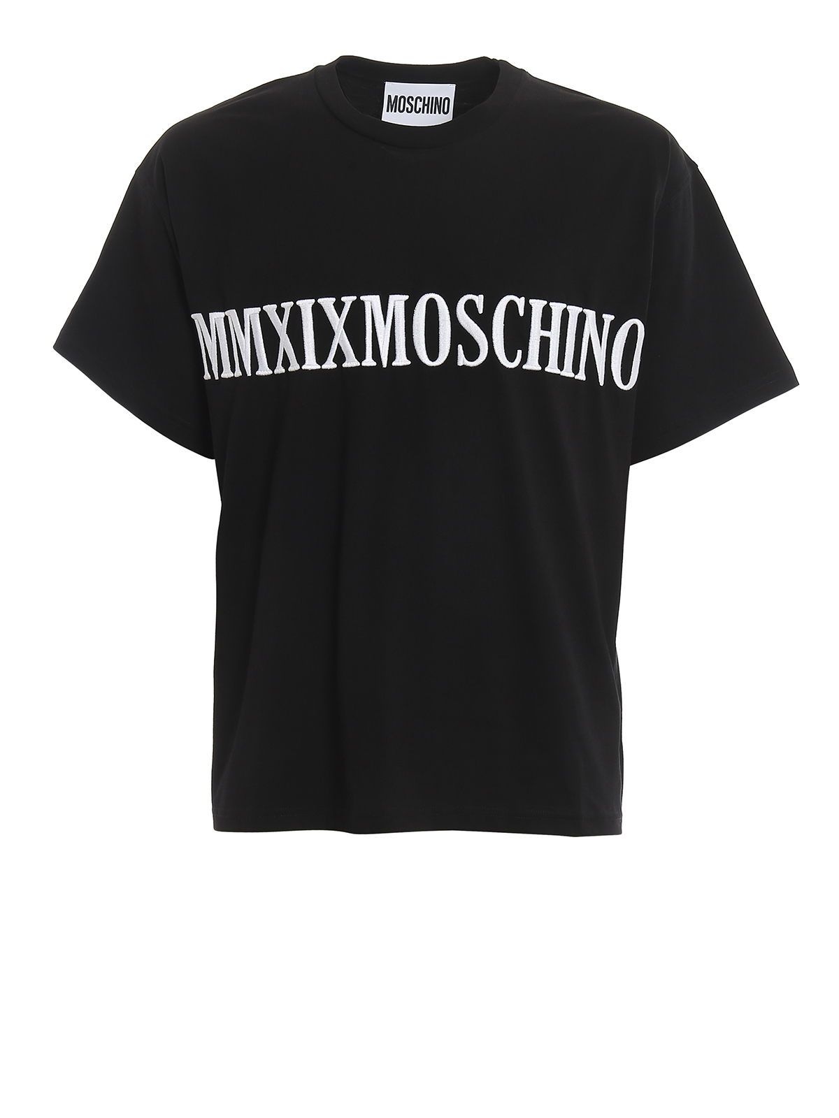 Logo embroidery black Tee 70452401555 (MOSCHINO / Tシャツ・カットソー ) | MOSCHINO (モスキーノ)