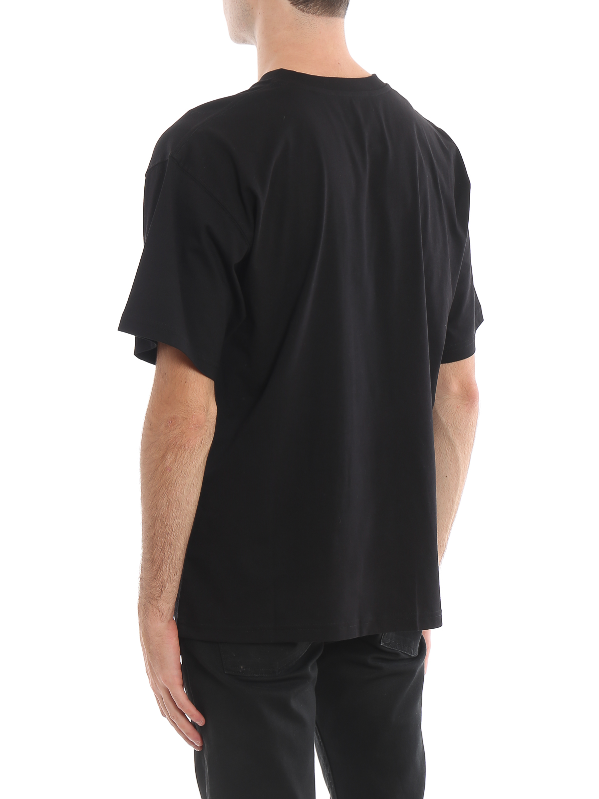 Logo embroidery black Tee 70452401555 (MOSCHINO / Tシャツ・カットソー ) | MOSCHINO (モスキーノ)(3)