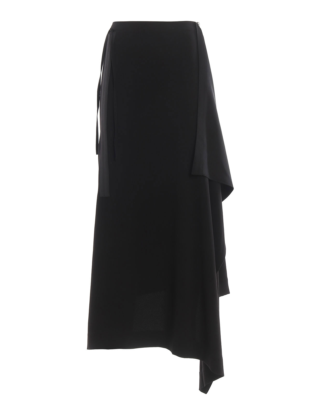 Black asymmetric skirt 567366RNF111000 (McQ / スカート ) | McQ (マックキュー)