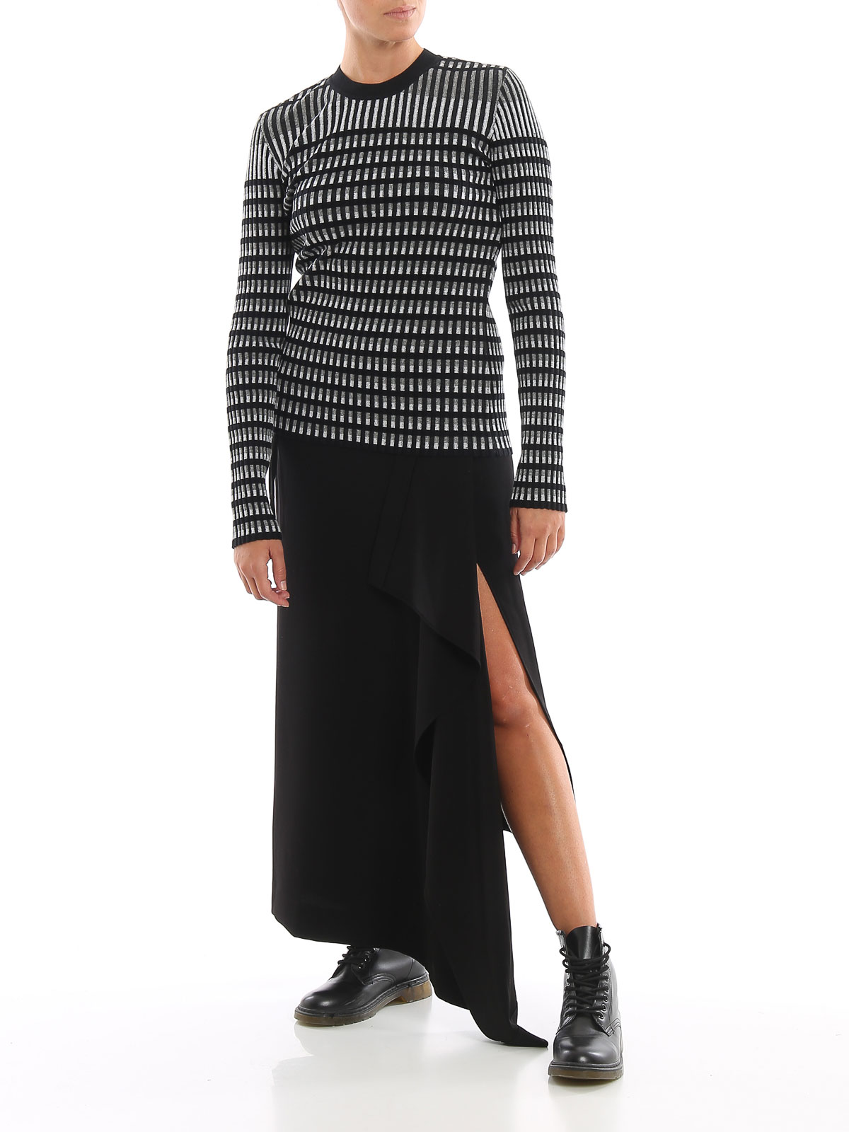 Black asymmetric skirt 567366RNF111000 (McQ / スカート ) | McQ (マックキュー)(1)