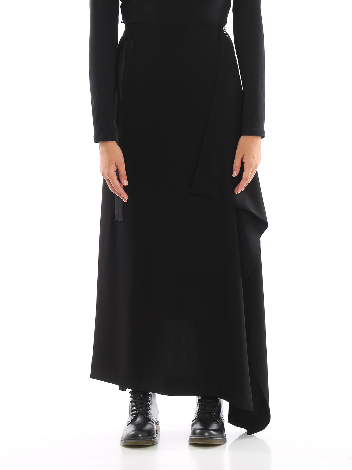 Black asymmetric skirt 567366RNF111000 (McQ / スカート ) | McQ (マックキュー)(2)
