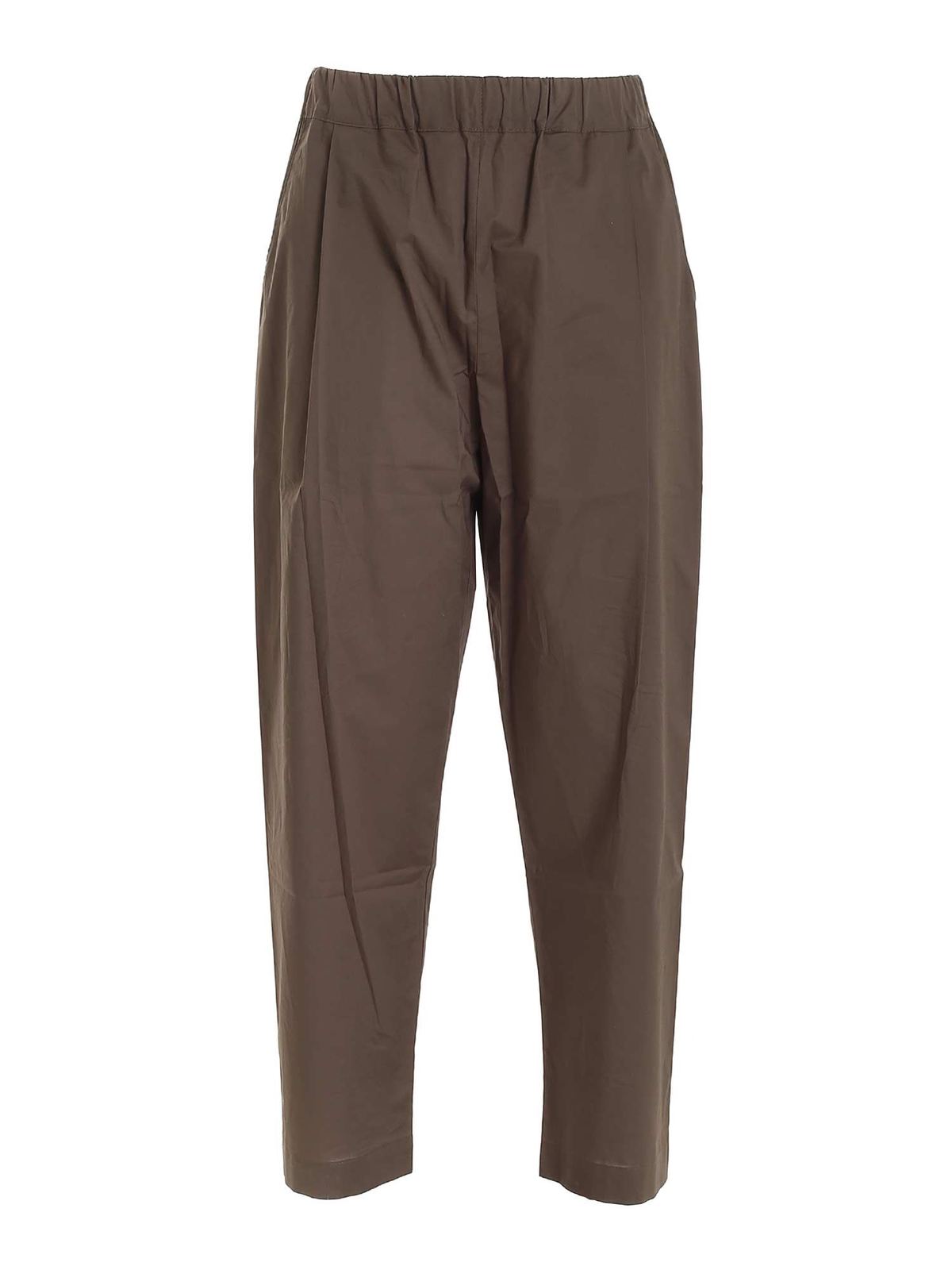Tucks cotton pants in Military green PNU27MILITY (LANEUS / パンツ ) | LANEUS (ラネウス)