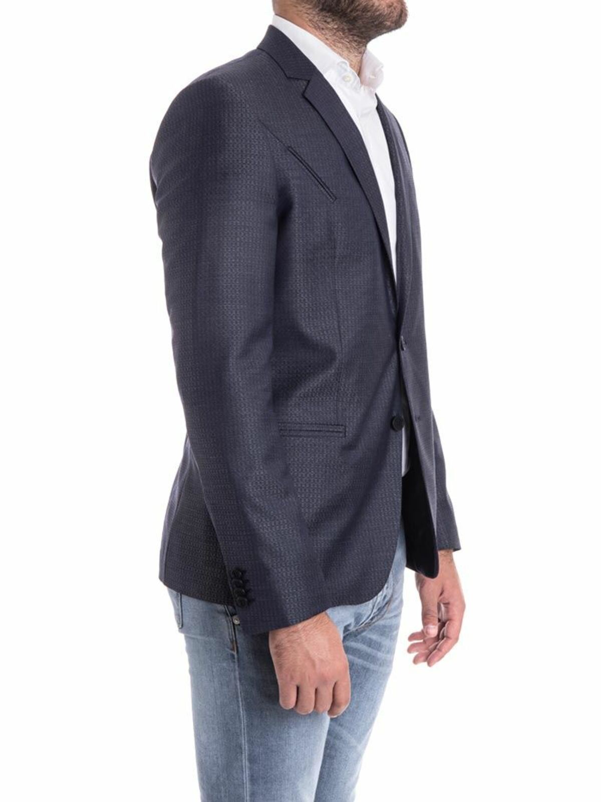 Wool and silk jacket 155114572001690 (KARL LAGERFELD / ブレザー・ジャケット ) | KARL LAGERFELD (カール・ラガーフェルド)(1)