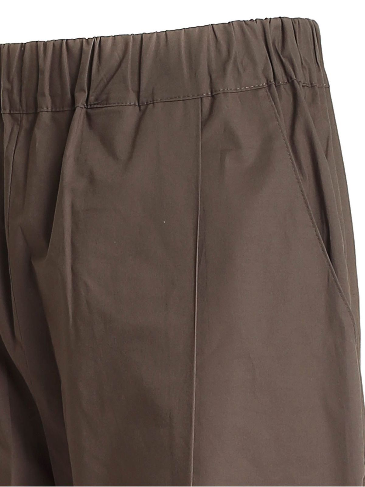 Tucks cotton pants in Military green PNU27MILITY (LANEUS / パンツ ) | LANEUS (ラネウス)(2)