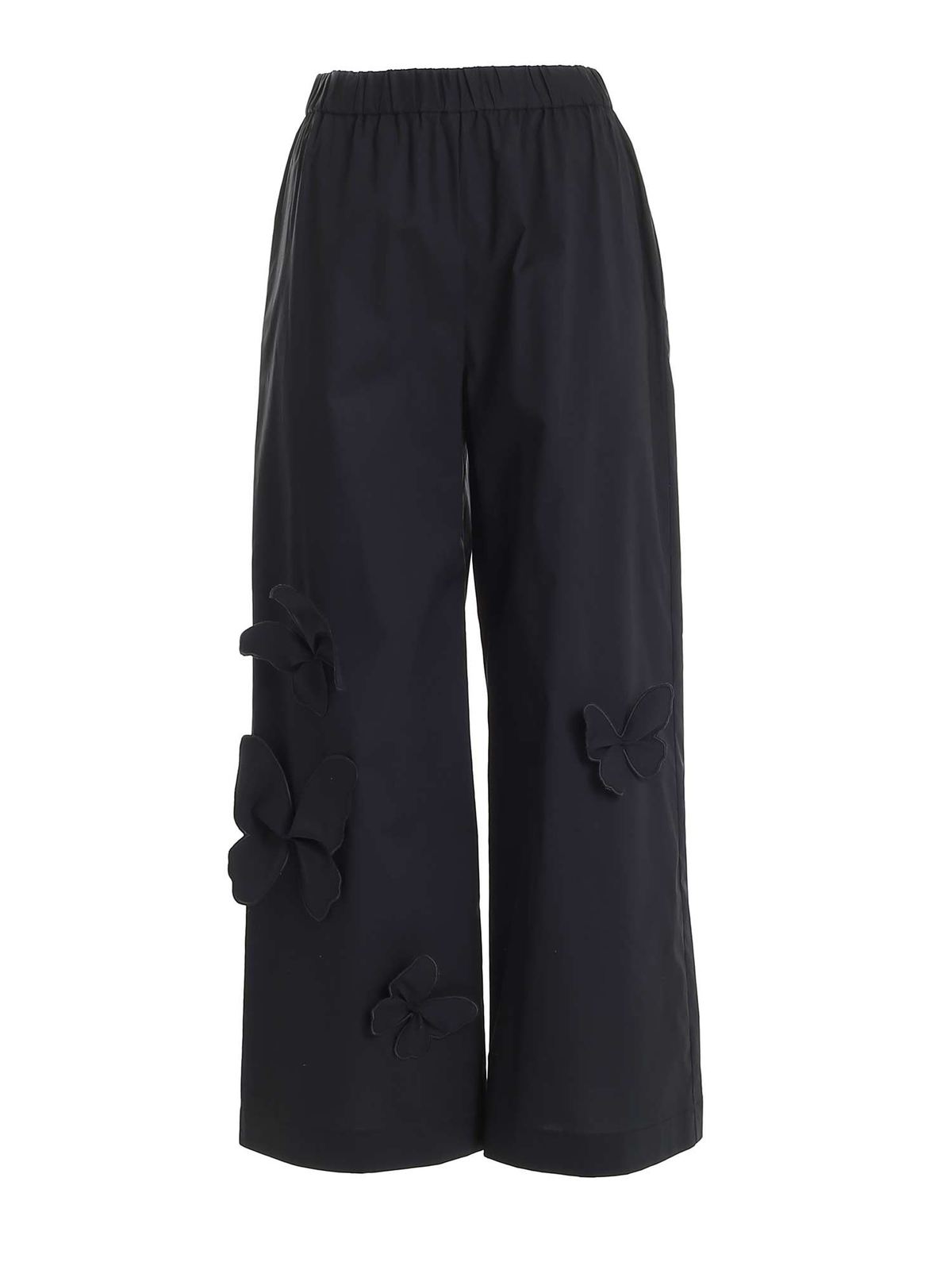 Butterflies details pants in black 21EV2S0B01169589000 (VIVETTA / パンツ ) | VIVETTA (ヴィヴェッタ)