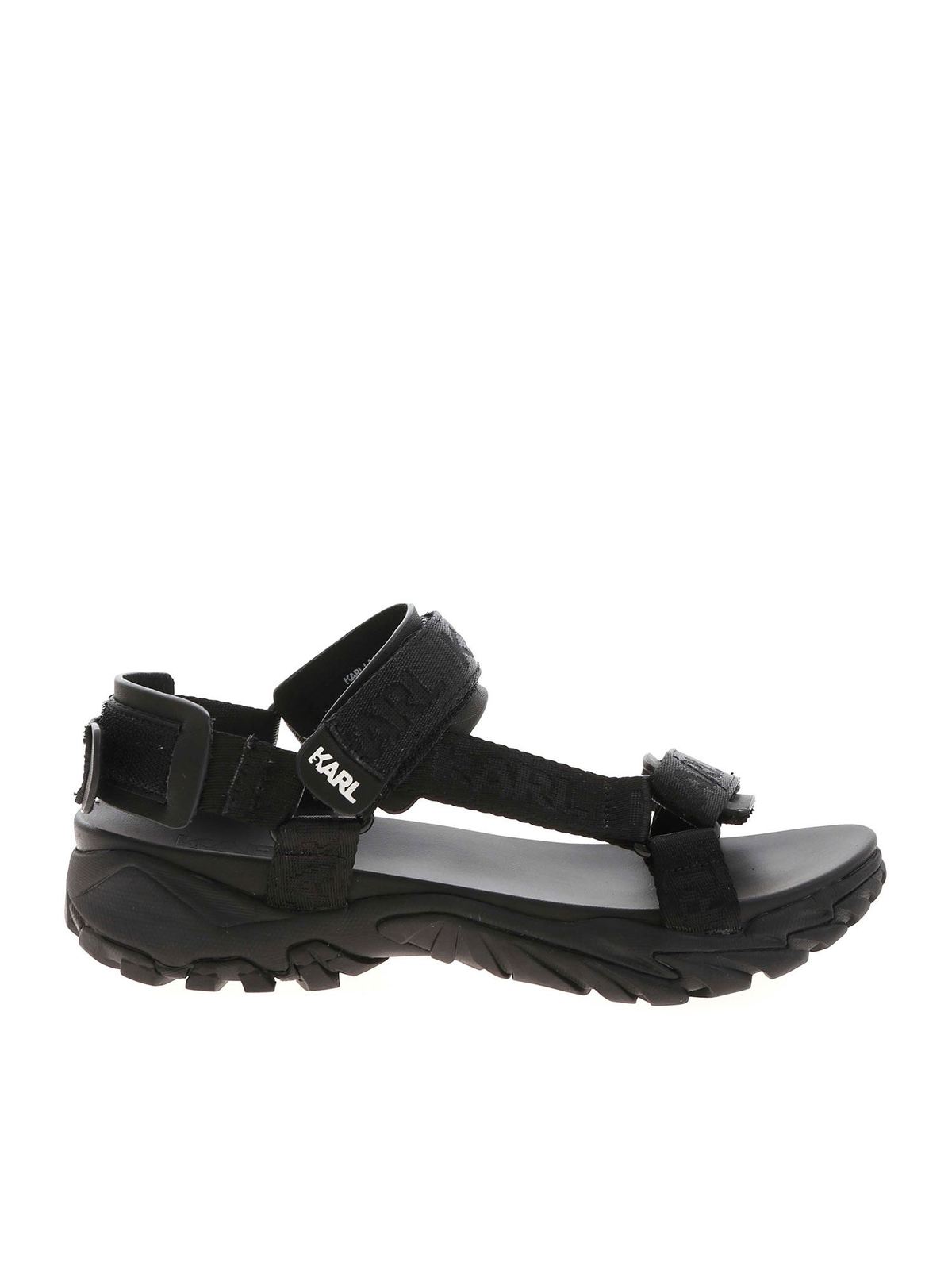 Volt Aktiv sandals in black KL70405400 (KARL LAGERFELD / サンダル ) | KARL LAGERFELD (カール・ラガーフェルド)
