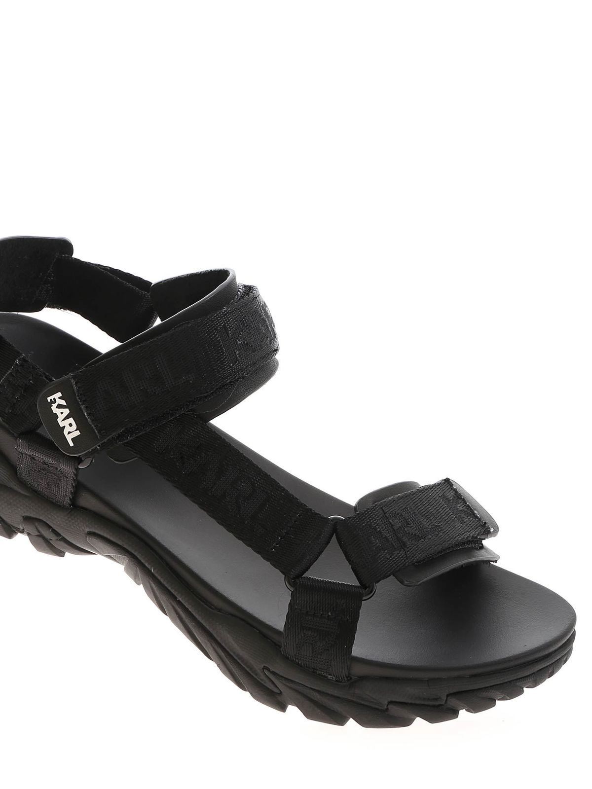 Volt Aktiv sandals in black KL70405400 (KARL LAGERFELD / サンダル ) | KARL LAGERFELD (カール・ラガーフェルド)(3)