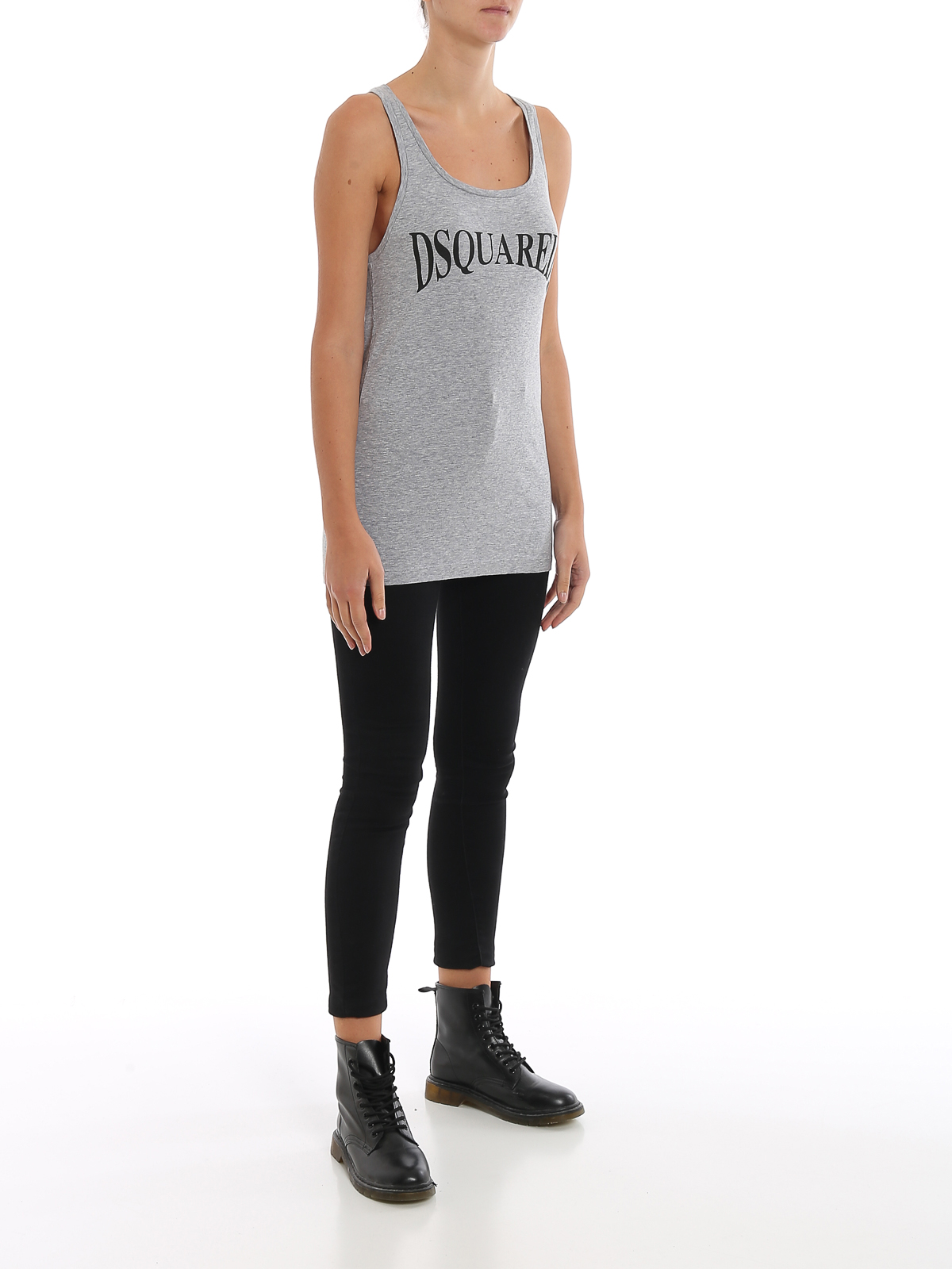 Melange grey over top S75NC0833S22147857M (Dsquared2 / タンクトップ・キャミソール ) | Dsquared2 (ディースクエアード)(1)