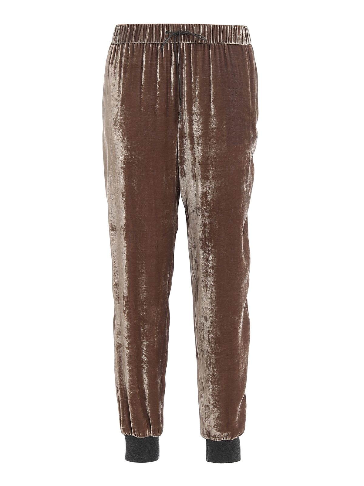 Knitted cuffs velvet trousers PAD129W895A4311208 (FABIANA FILIPPI / パンツ ) | FABIANA FILIPPI (ファビアナフィリッピ)