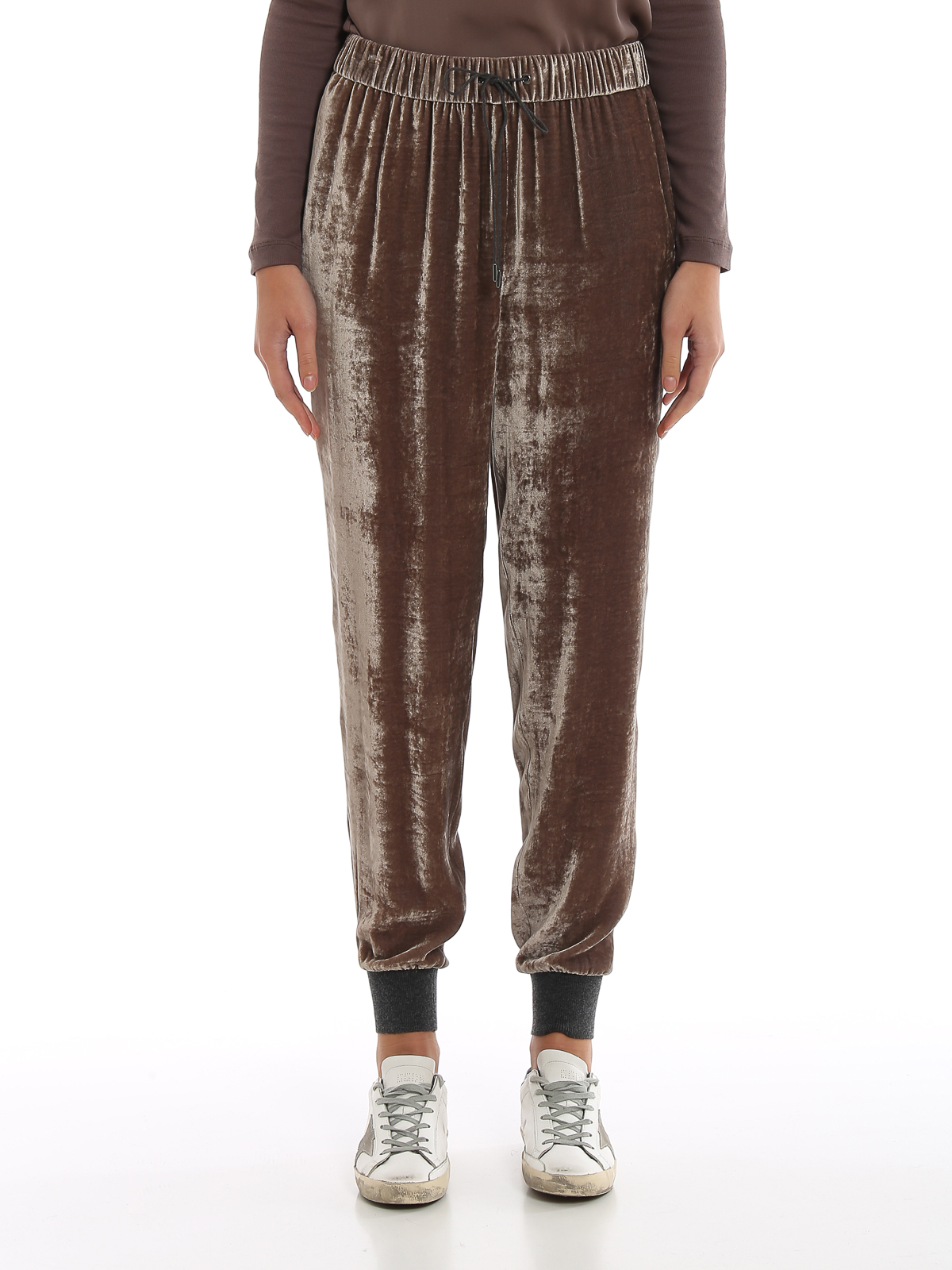 Knitted cuffs velvet trousers PAD129W895A4311208 (FABIANA FILIPPI / パンツ ) | FABIANA FILIPPI (ファビアナフィリッピ)(2)