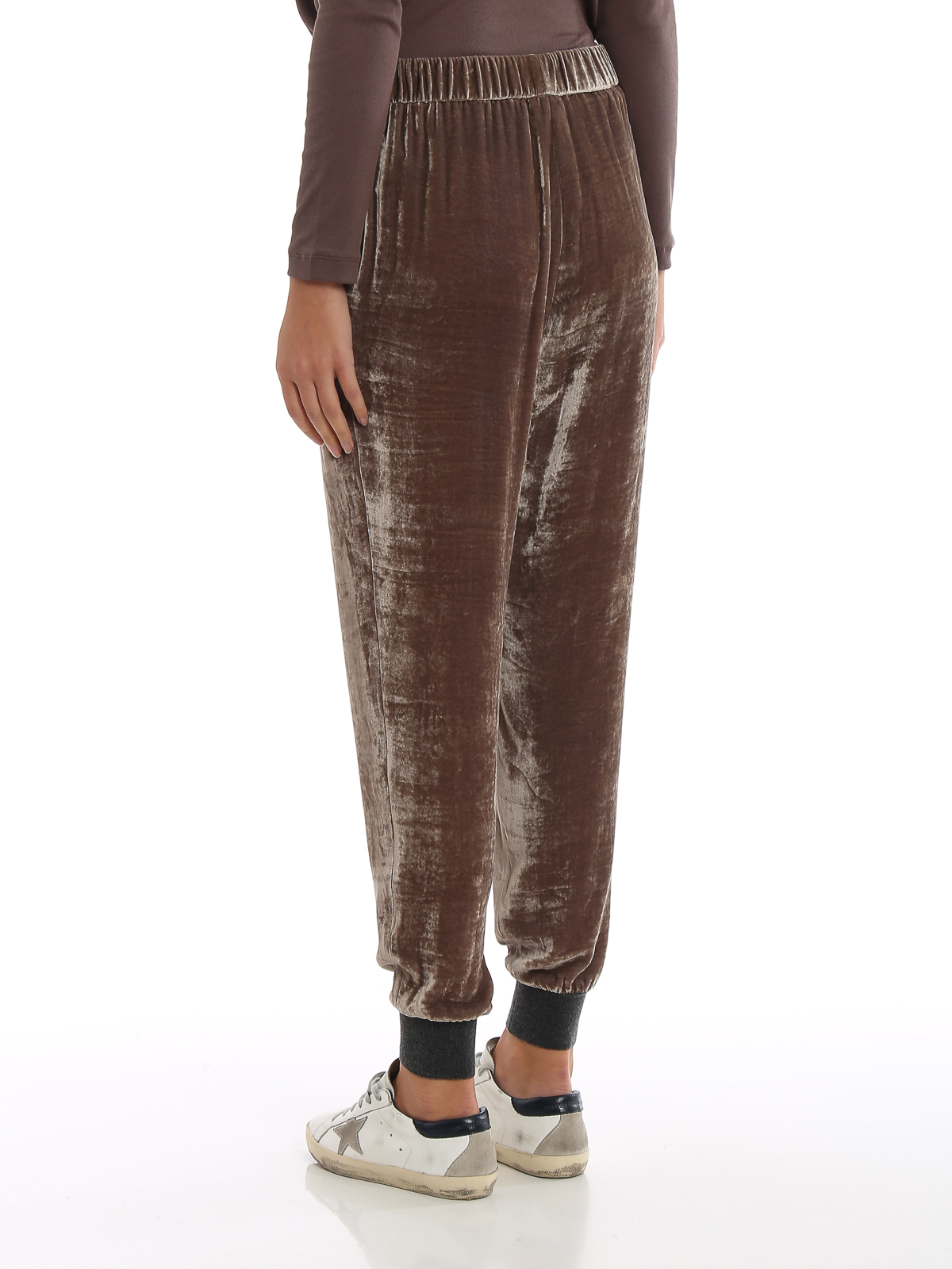Knitted cuffs velvet trousers PAD129W895A4311208 (FABIANA FILIPPI / パンツ ) | FABIANA FILIPPI (ファビアナフィリッピ)(3)
