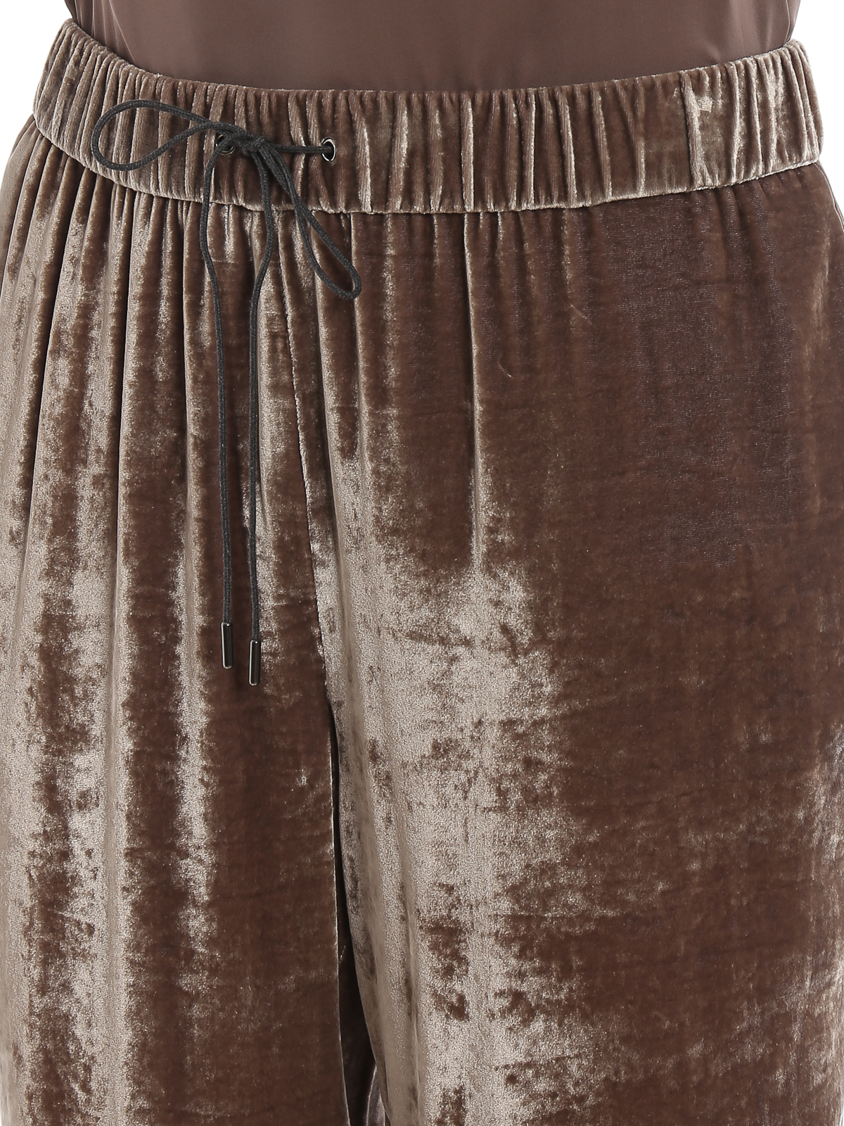 Knitted cuffs velvet trousers PAD129W895A4311208 (FABIANA FILIPPI / パンツ ) | FABIANA FILIPPI (ファビアナフィリッピ)(4)
