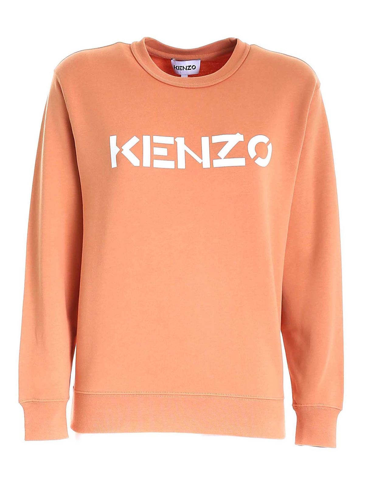 Kenzo logo sweatshirt in orange FA62SW8214MD88 (KENZO / スウェット・フーディー ) | KENZO (ケンゾー)