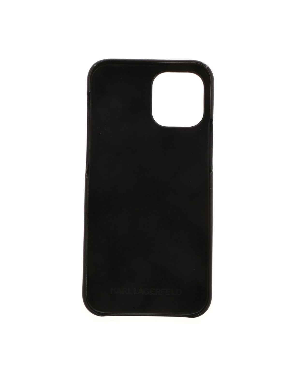Karl and Choupette IPhone 12Pro Max cover CG200025BLACK (KARL LAGERFELD / テックアイテム ) | KARL LAGERFELD (カール・ラガーフェルド)(1)