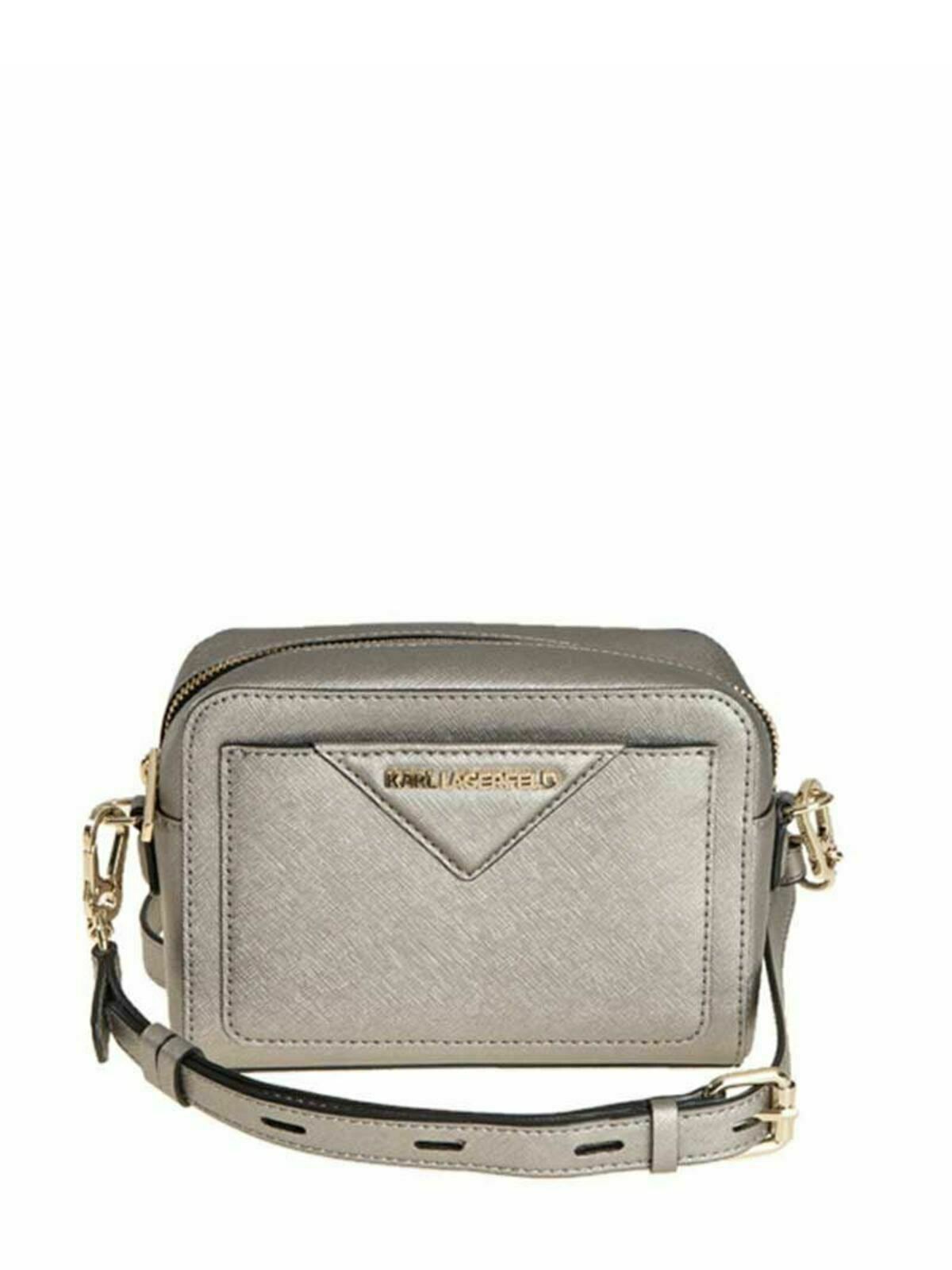 Saffiano effect leather bag 76KW3050PINKBRONZE (KARL LAGERFELD / ハンドバッグ・ショルダーバッグ ) | KARL LAGERFELD (カール・ラガーフェルド)