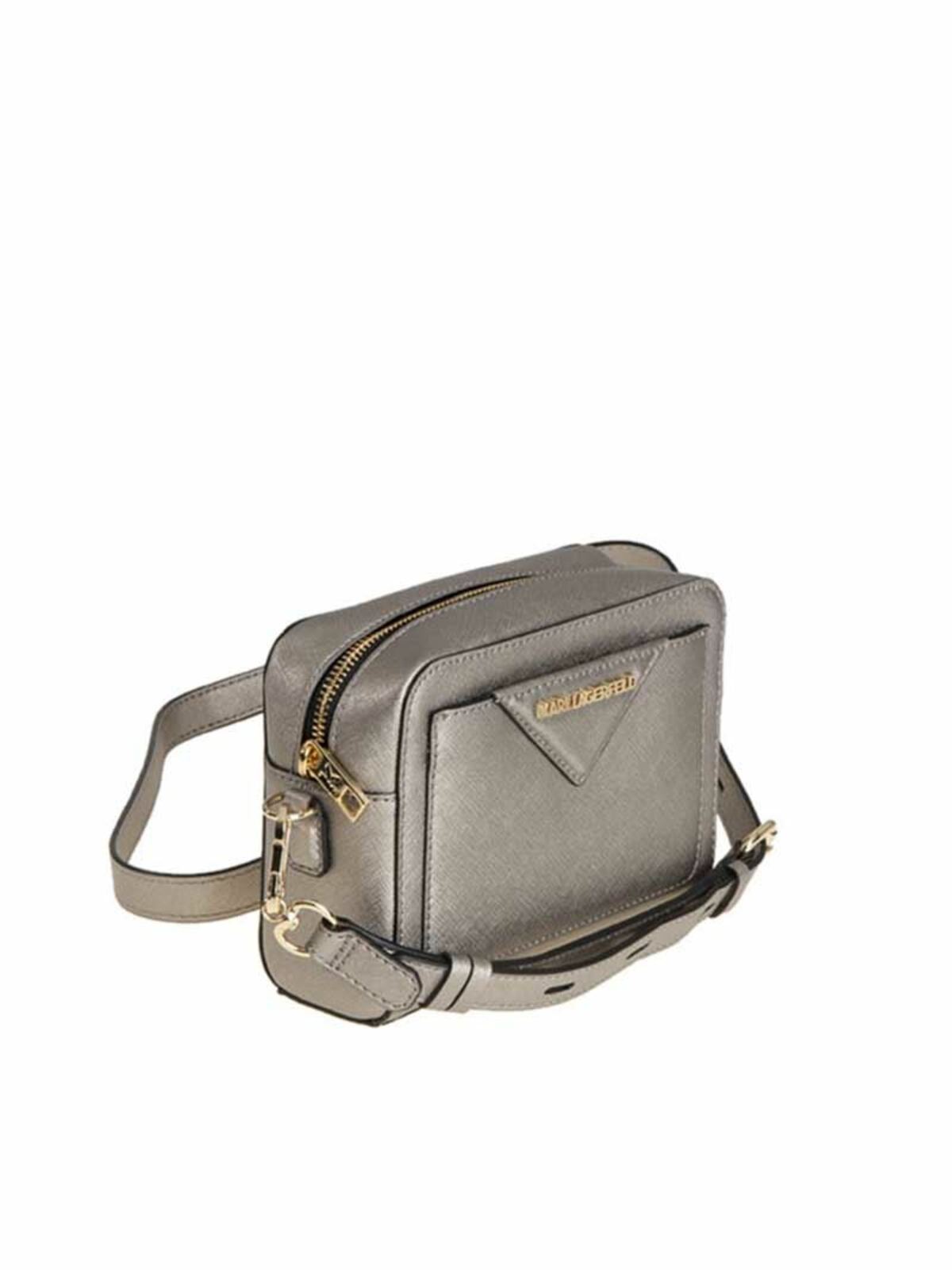 Saffiano effect leather bag 76KW3050PINKBRONZE (KARL LAGERFELD / ハンドバッグ・ショルダーバッグ ) | KARL LAGERFELD (カール・ラガーフェルド)(1)